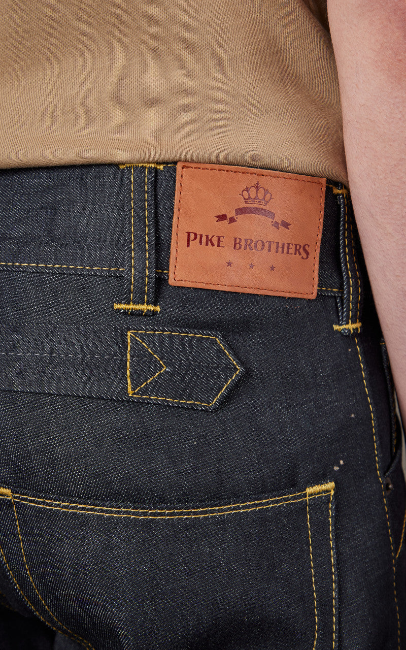 PIKE BROTHERS 1936 CHOPPERPANT W34 プリズナー 1936 Chopper Pant – 1930s Logger Pants in Alcatraz Prison Stripe