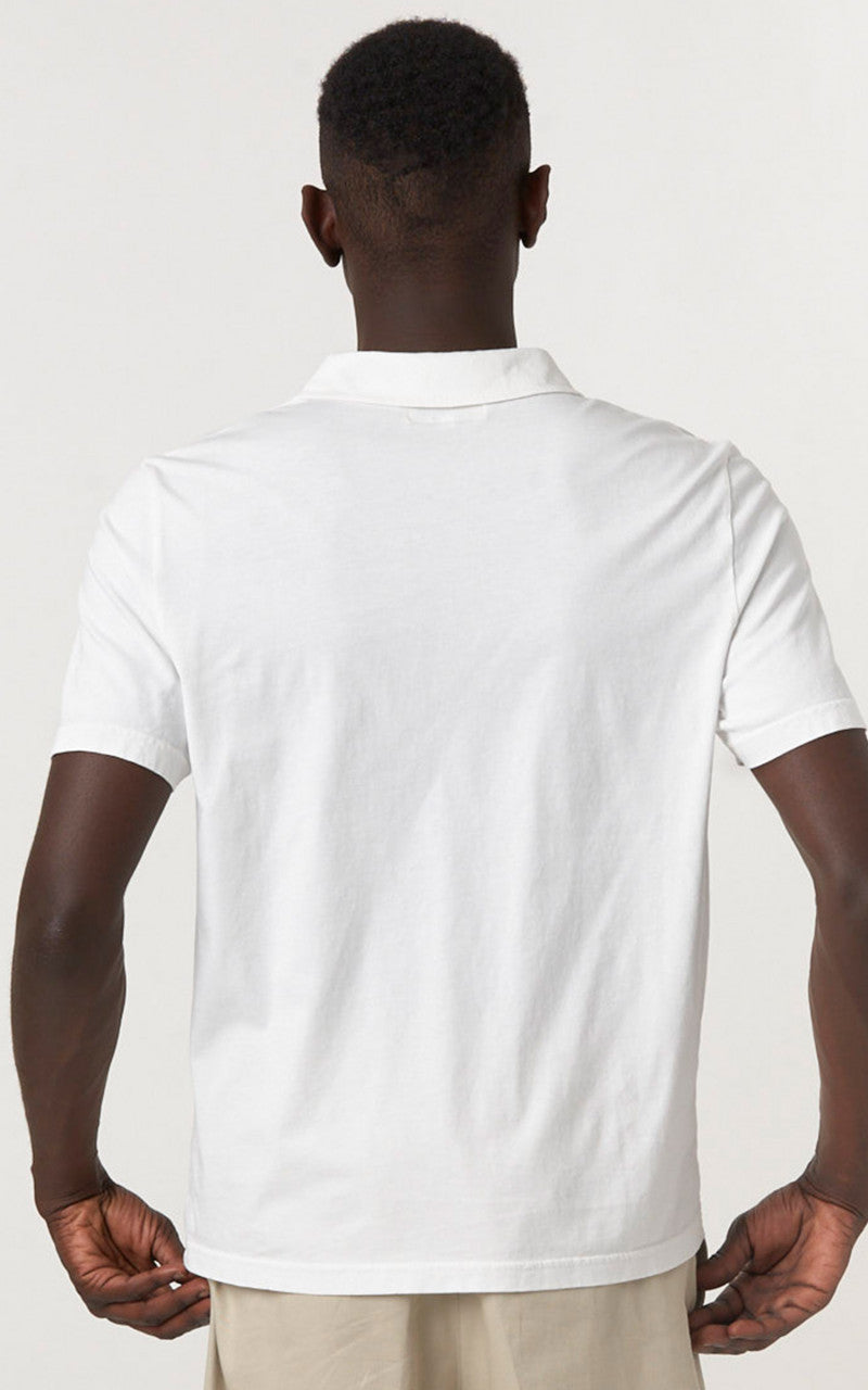 Merz b. Schwanen PLP02 Polo Pocket Shirt White