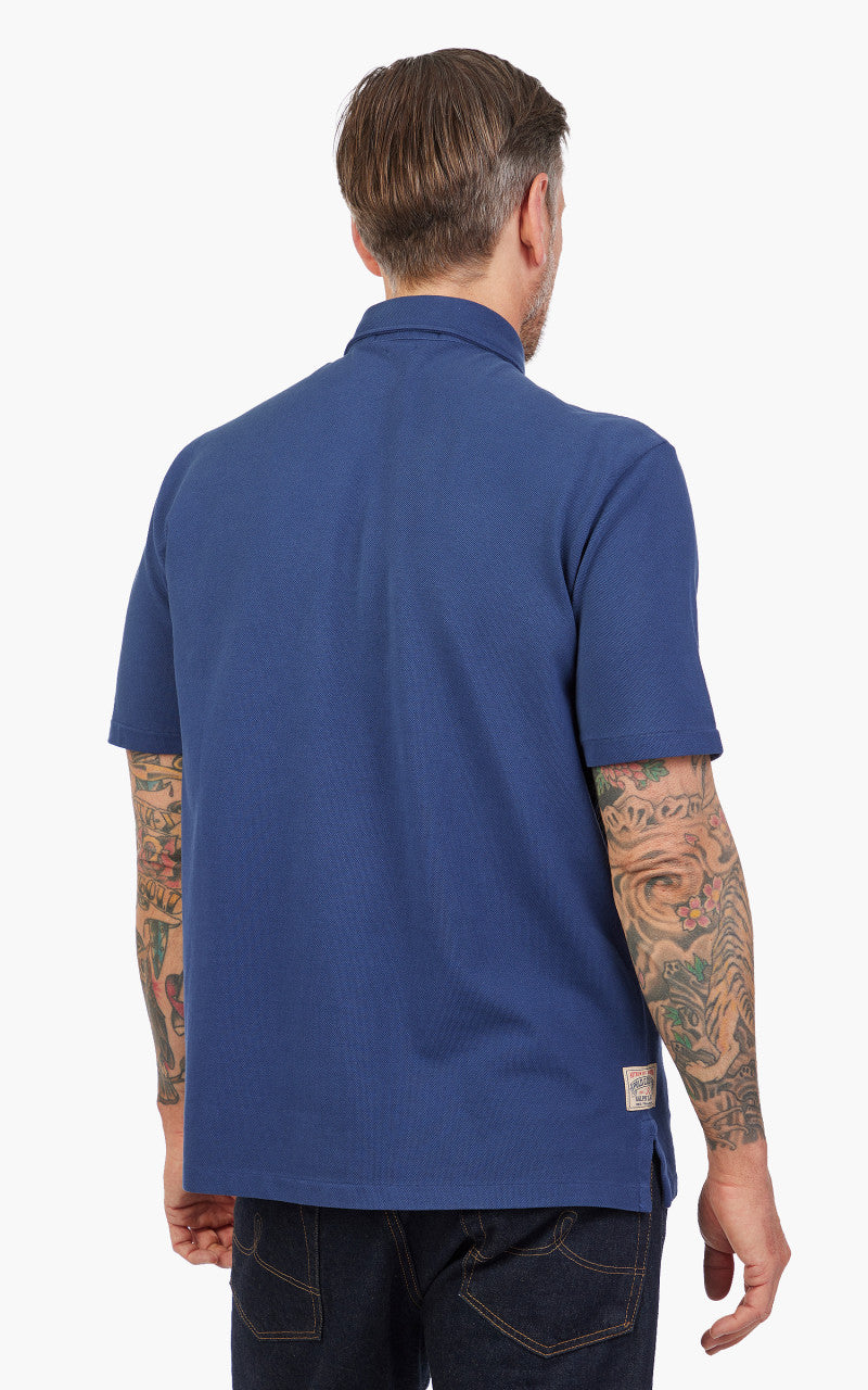 Polo Ralph Lauren Classic Fit Mesh Pocket Polo Shirt Blue