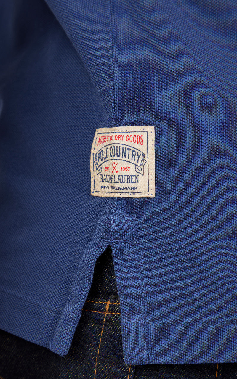 Polo Ralph Lauren Classic Fit Mesh Pocket Polo Shirt Blue