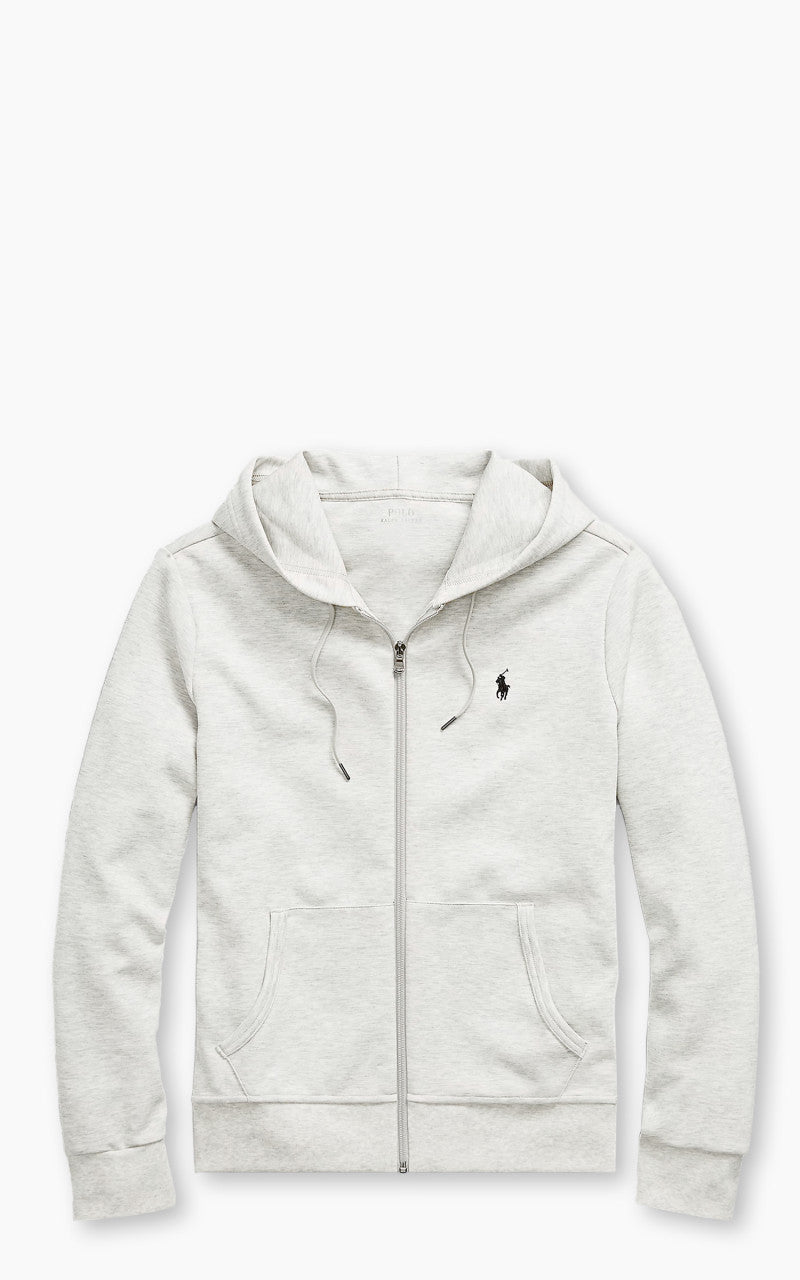 Polo Ralph Lauren Double-Knit Full-Zip Hoodie Light Sport Heather