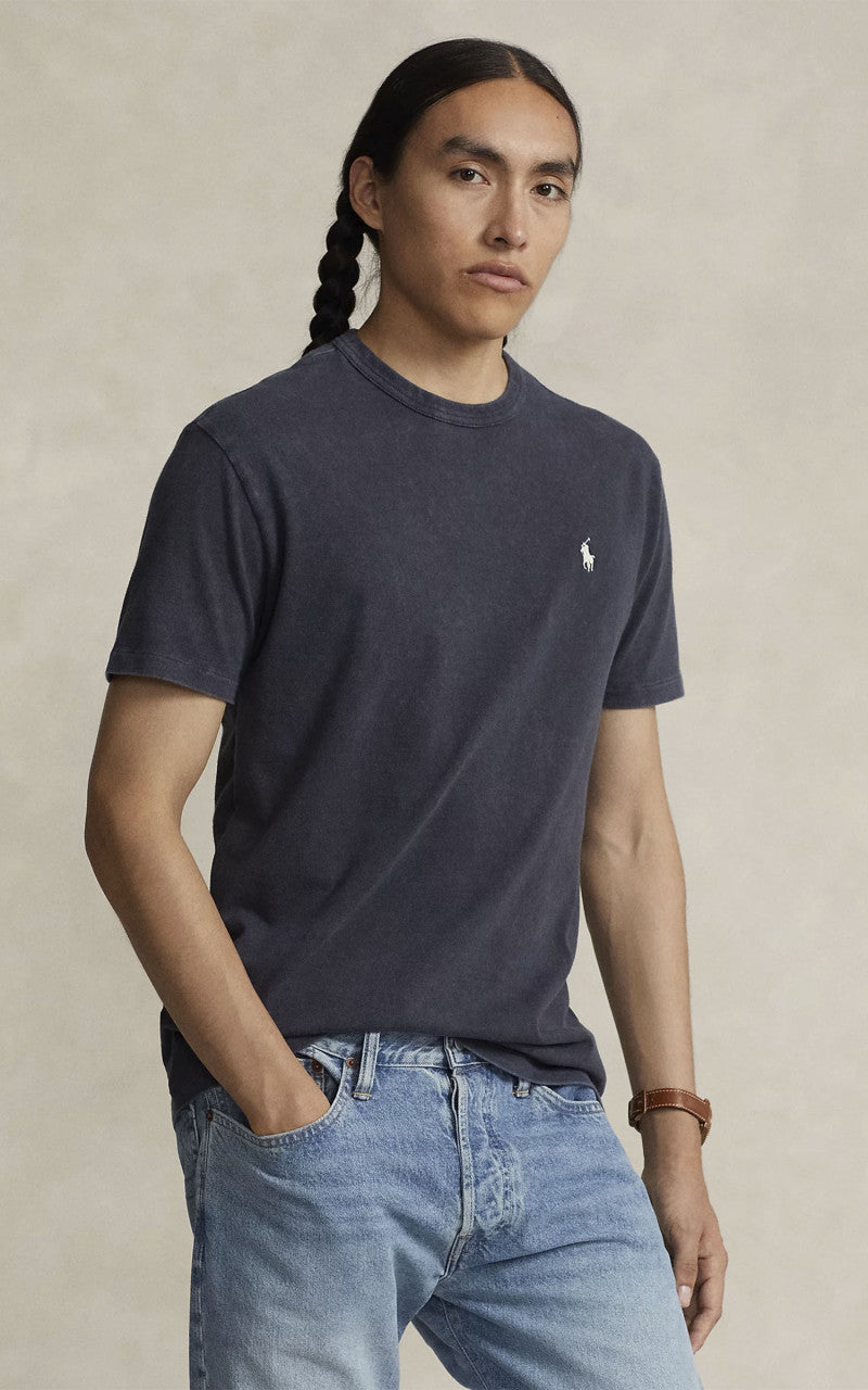 Polo Ralph Lauren Classic Fit Jersey Crewneck T-Shirt Faded Black