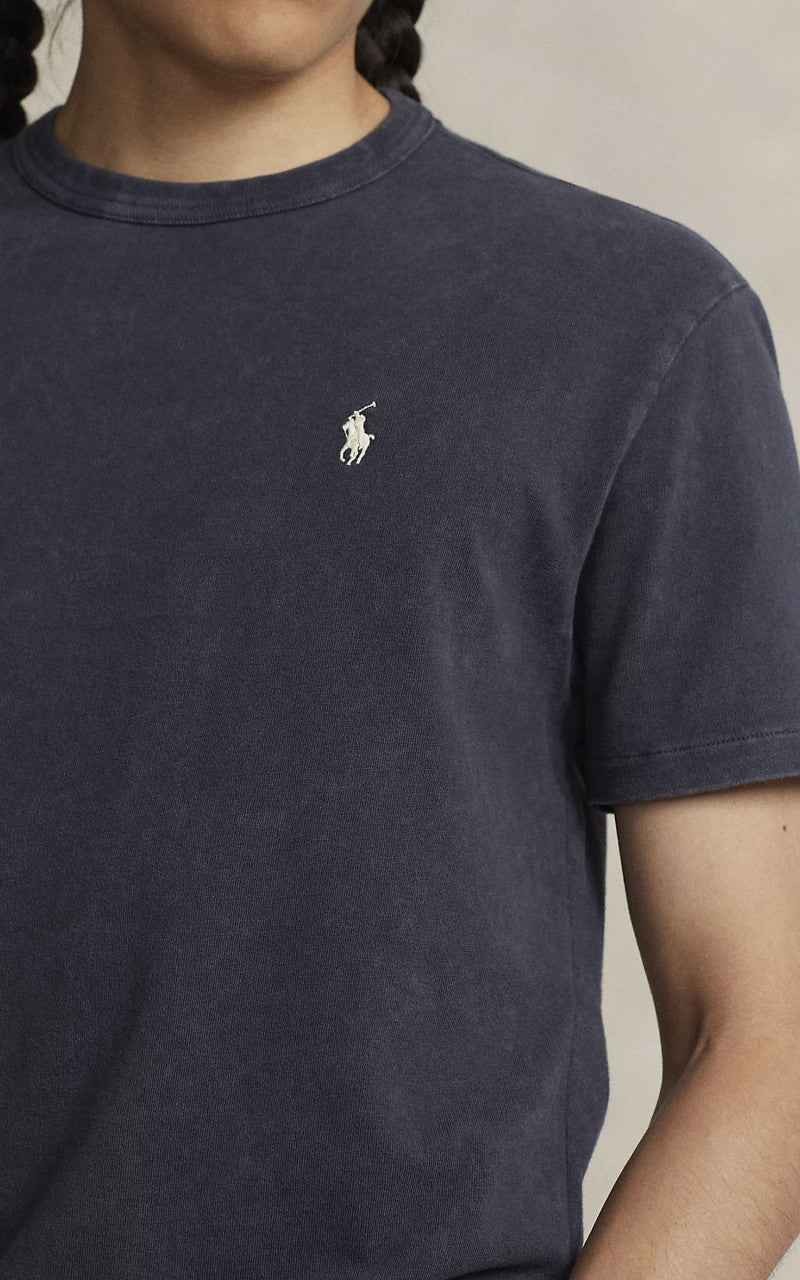 Polo Ralph Lauren Classic Fit Jersey Crewneck T-Shirt Faded Black