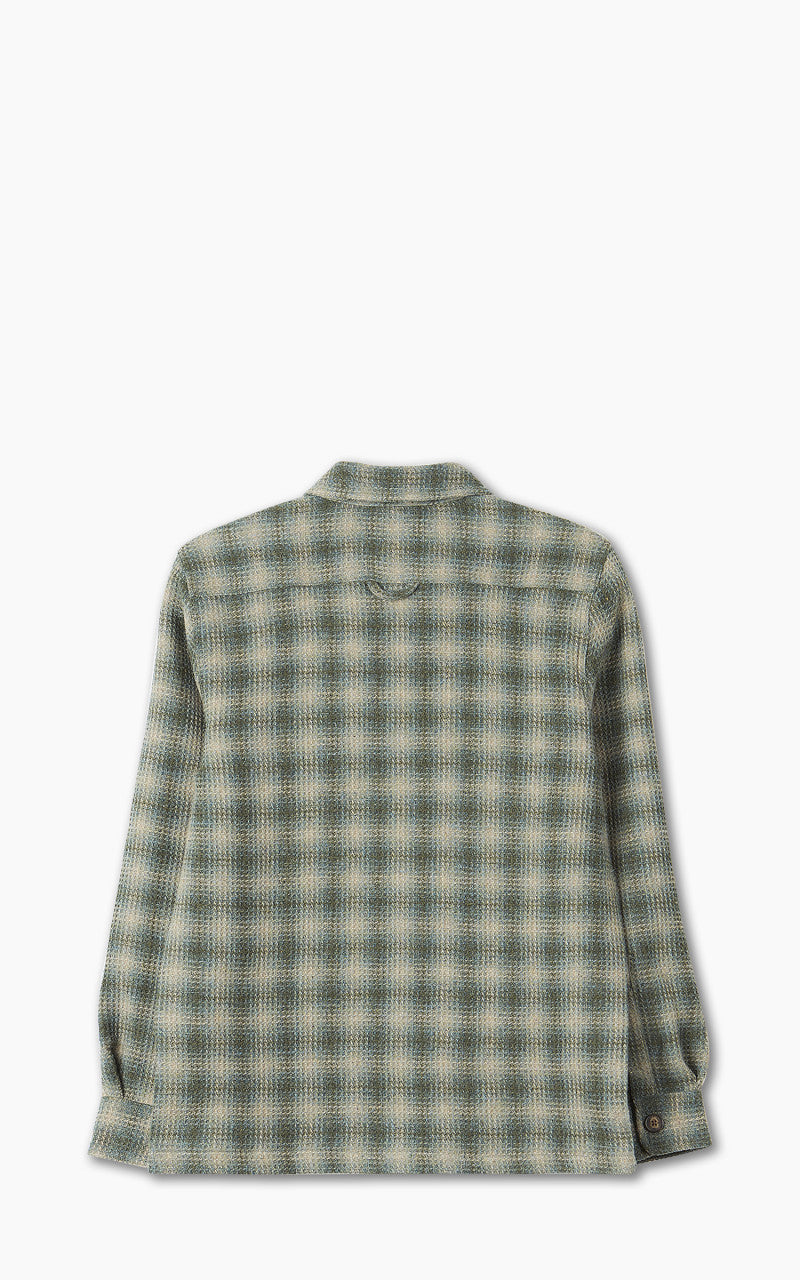 Portuguese Waffle Overshirt Green