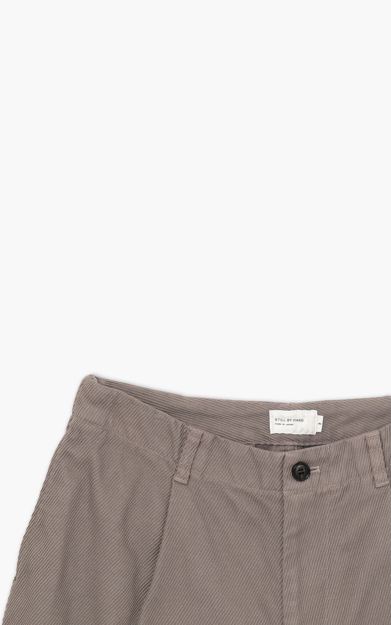 Still By Hand Garment Dyed Wide Pants Greige