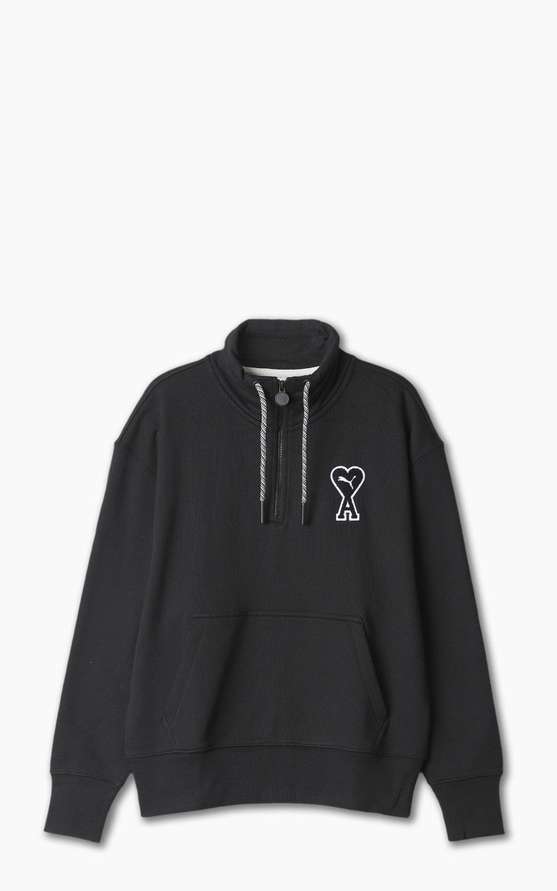 Puma x AMI Half-Zip Sweatshirt Black