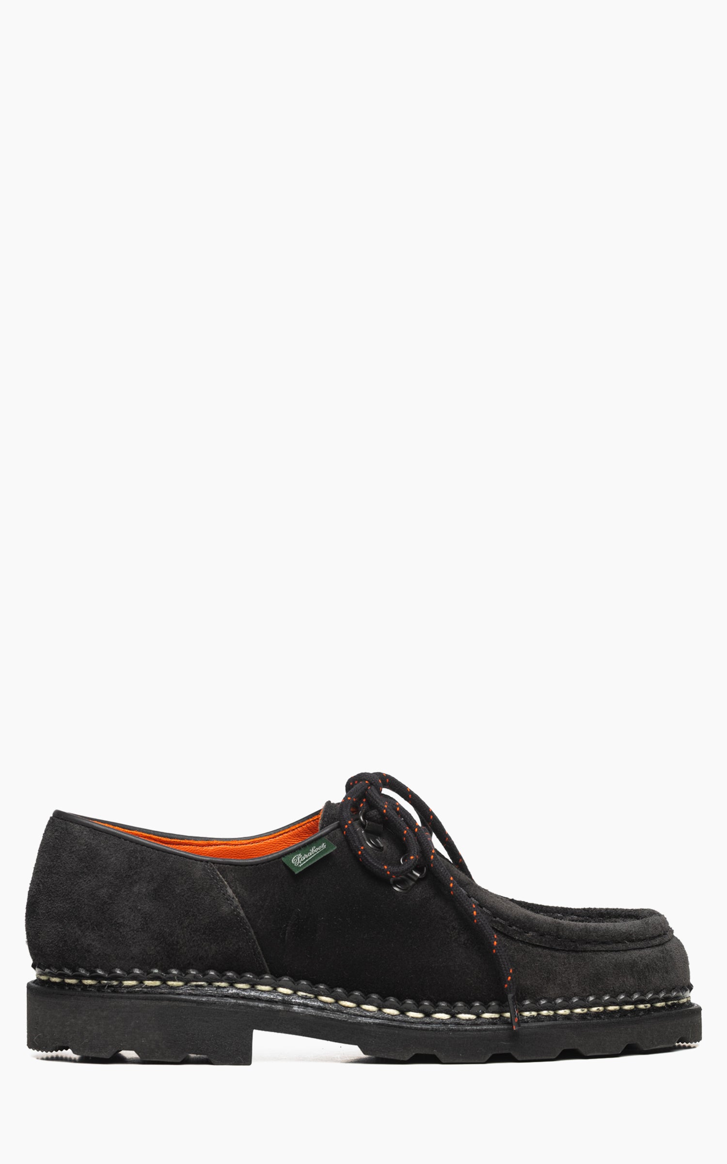 Paraboot Michael Derby Anneaux Suede Black
