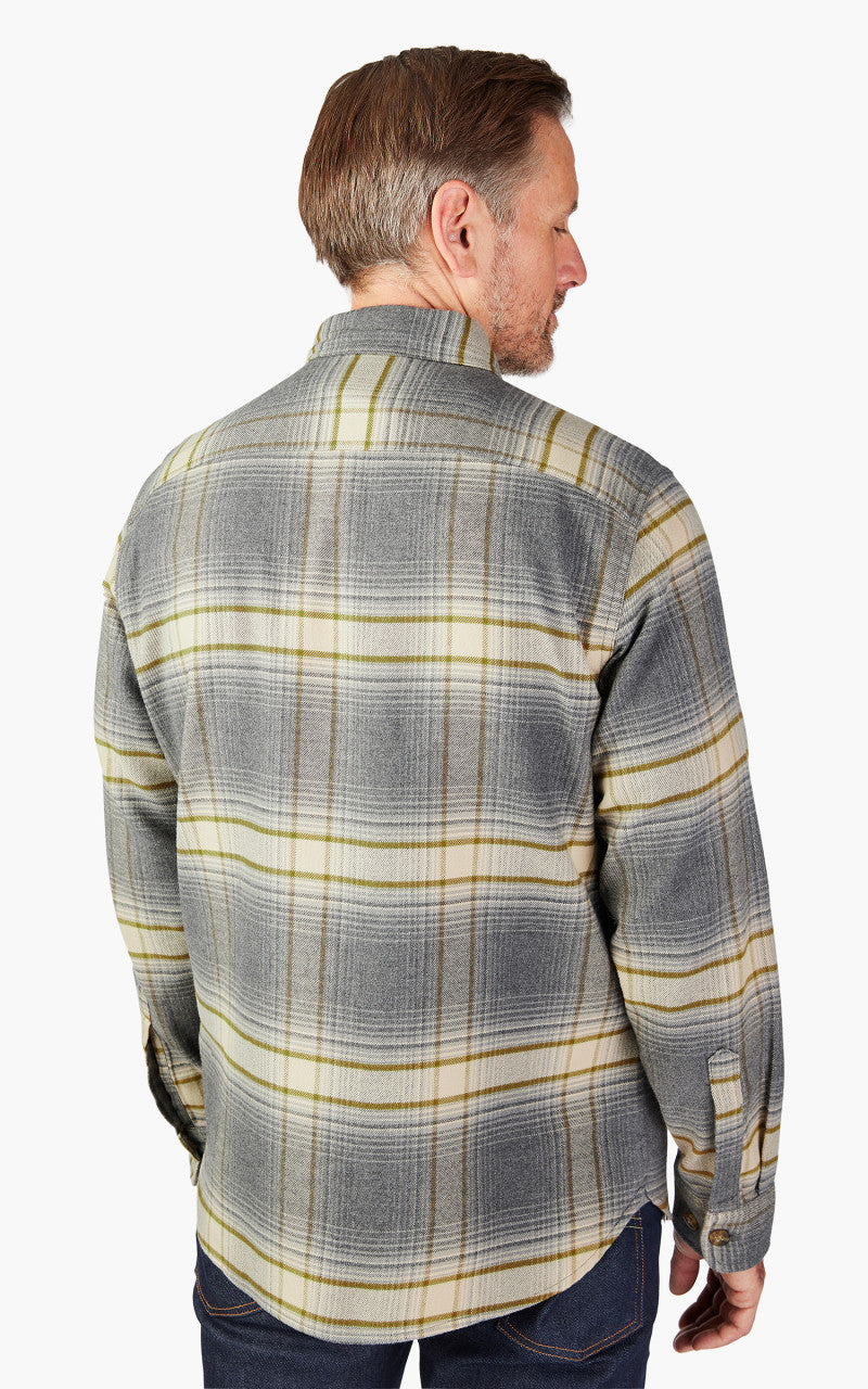 Pendleton Burnside Flannel Shirt Tan/Oxford/Olive Plaid