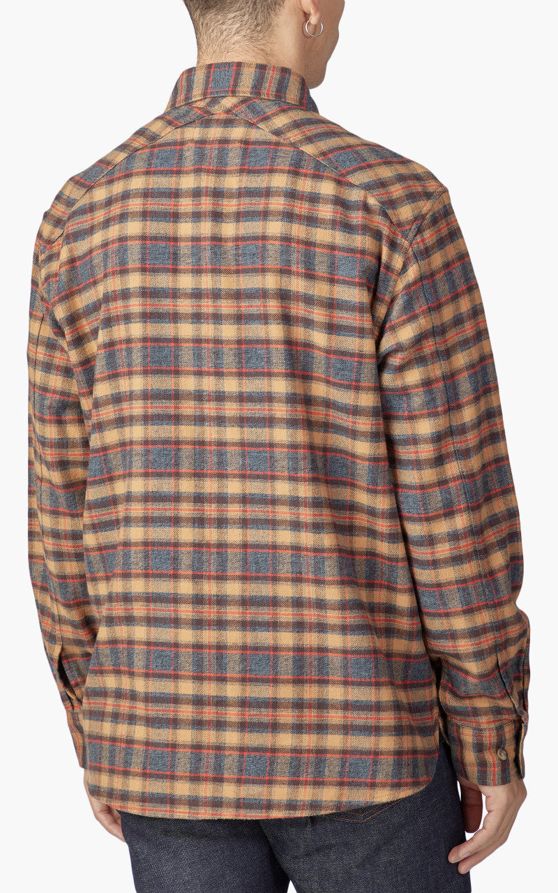 Pendleton Fremont Flannel Shirt Brown/Black/Red Plaid