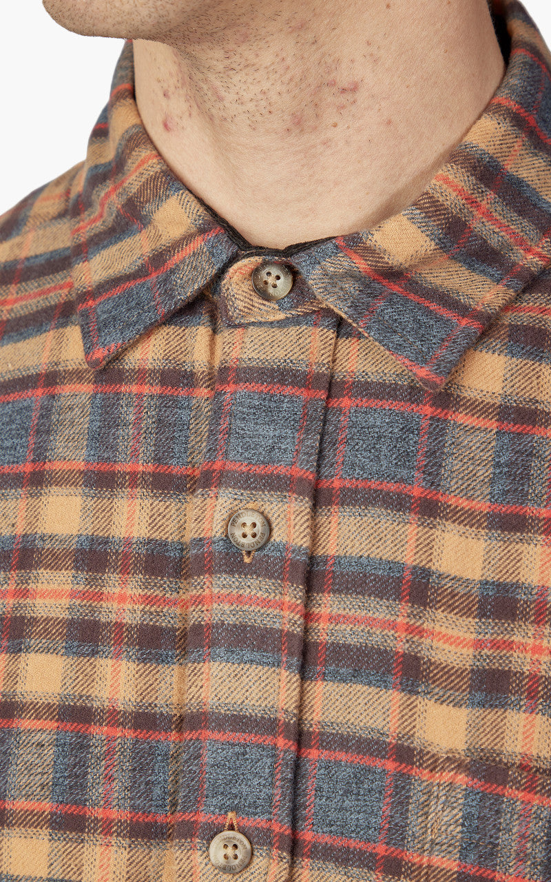 Pendleton Fremont Flannel Shirt Brown/Black/Red Plaid