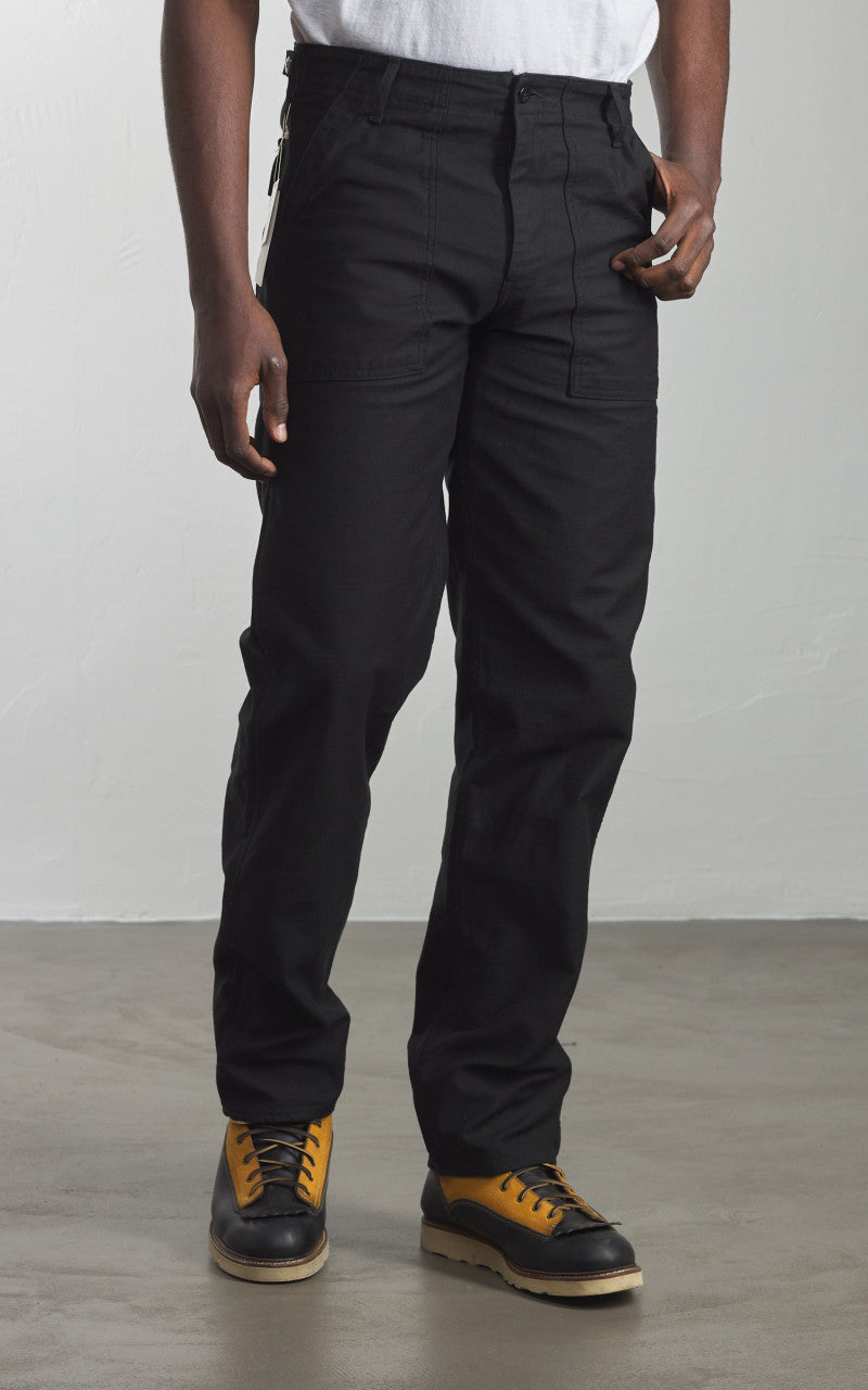 Pherrow’s PUP1 Baker Pants Back Satin Black