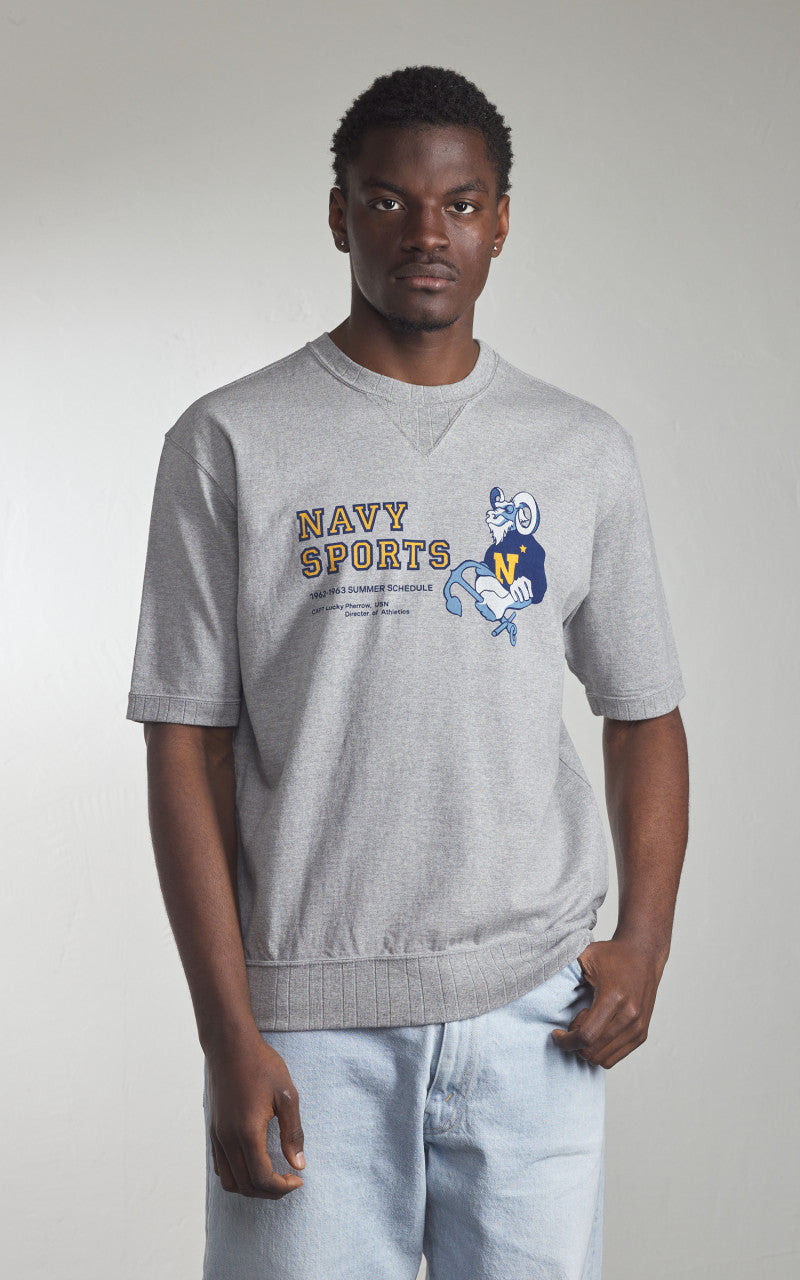 Pherrow’s 25S-PVGT2 T-Shirt Navy Sports Heather Grey