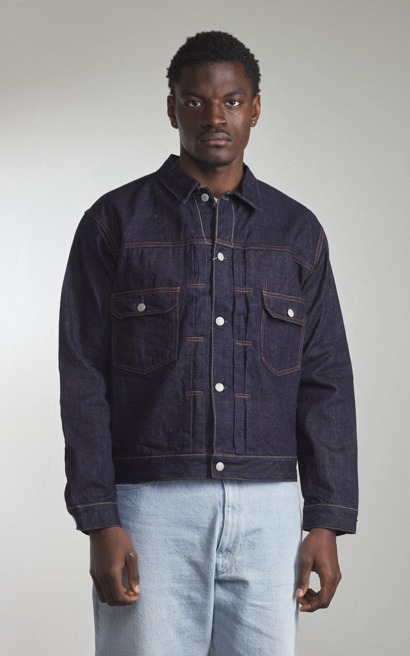 Pherrow’s 407J-SW Type 2 Denim Jacket Indigo