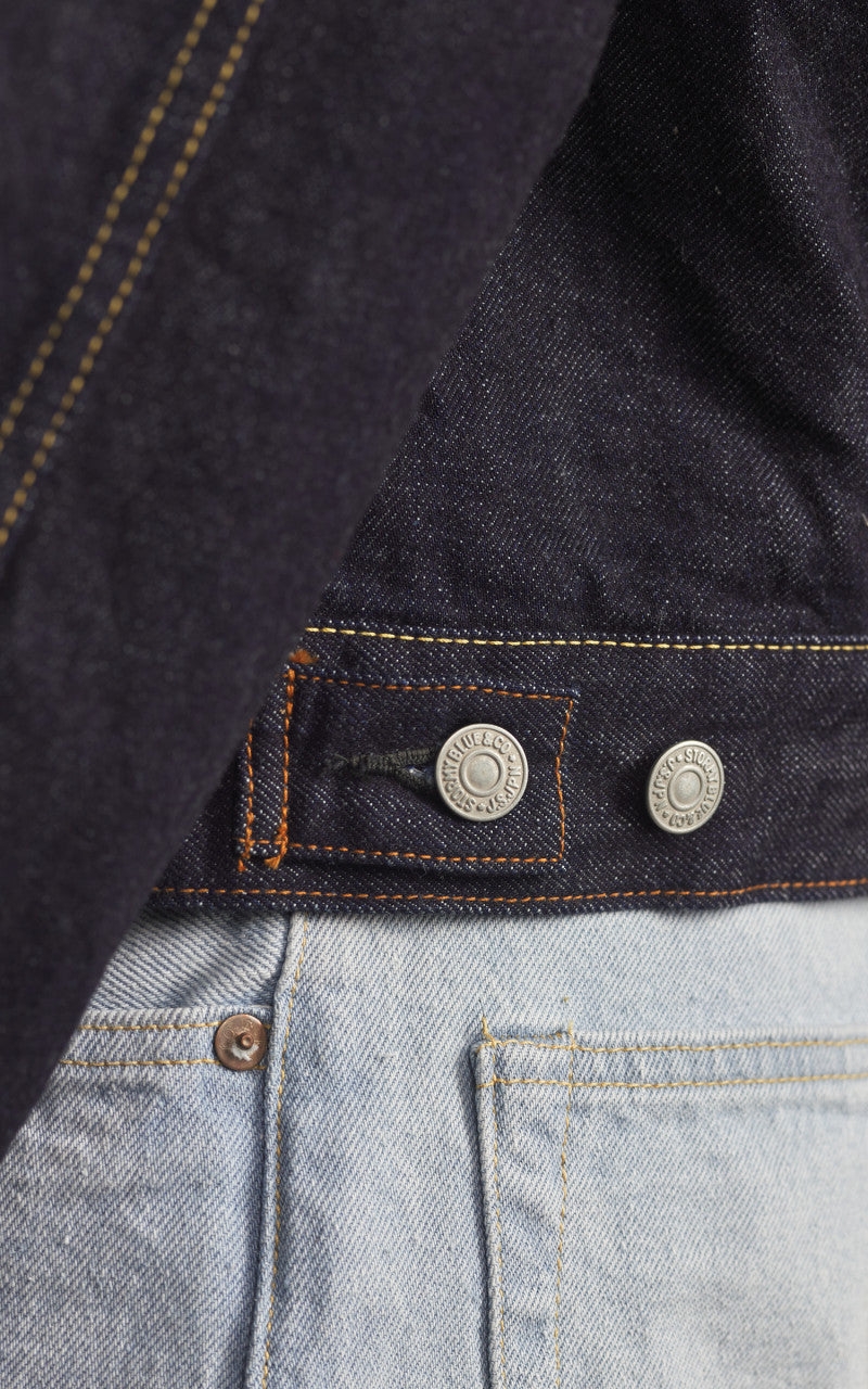 Pherrow's 407J-SW Type 2 Denim Jacket Indigo