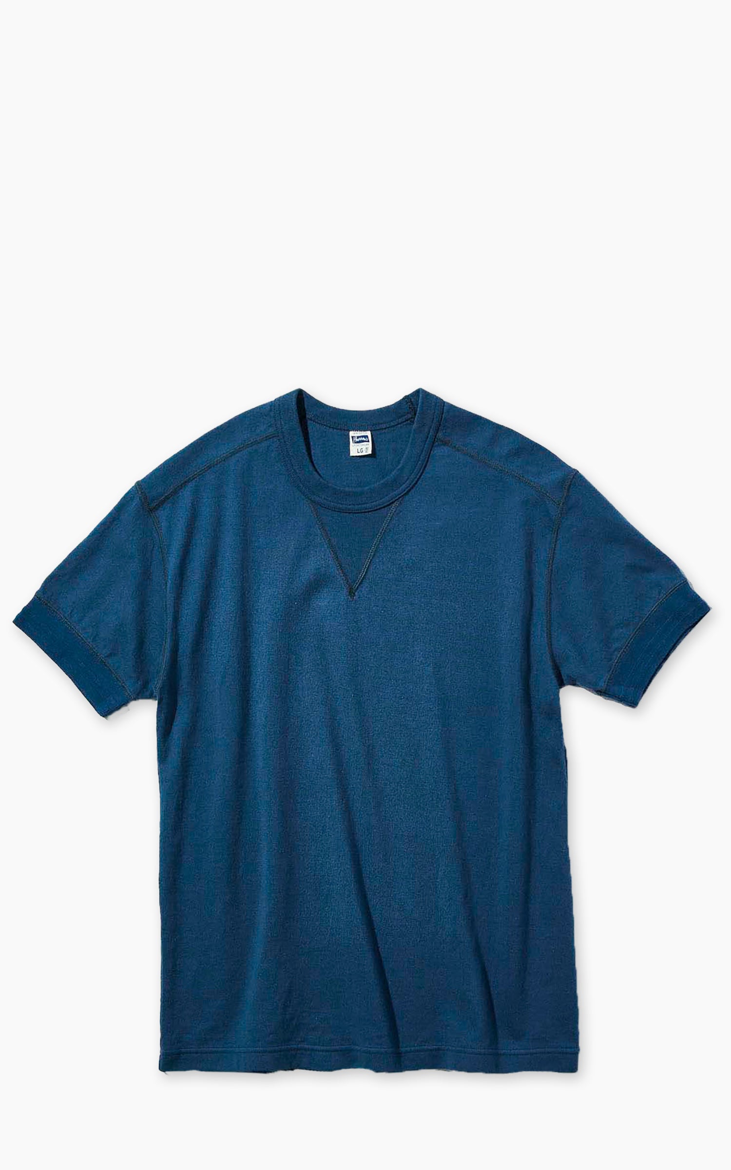 Auralee Washed Finx Twill Shirt Blue