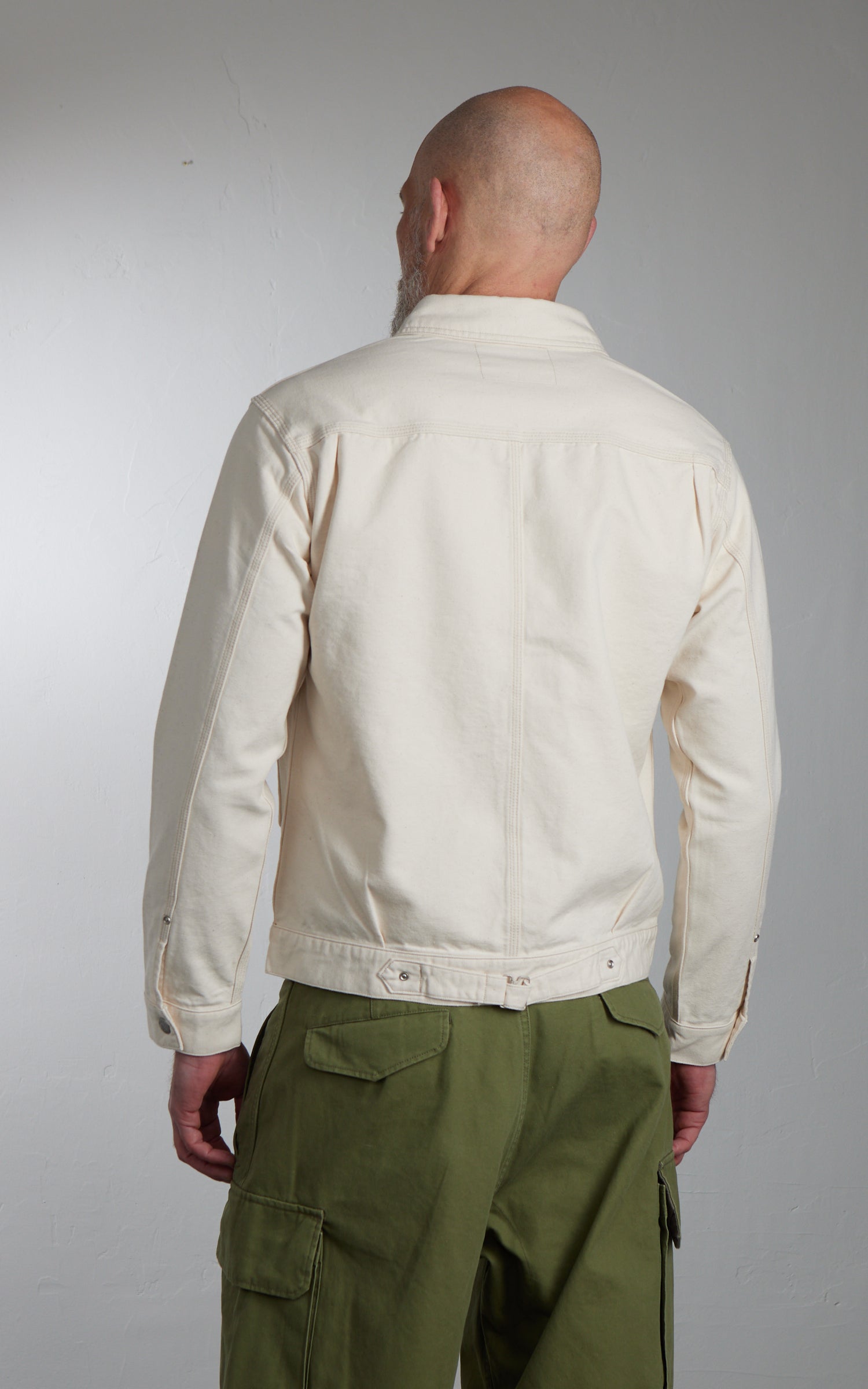Pherrow's 222WJ Cotton Duck Work Jacket Natural
