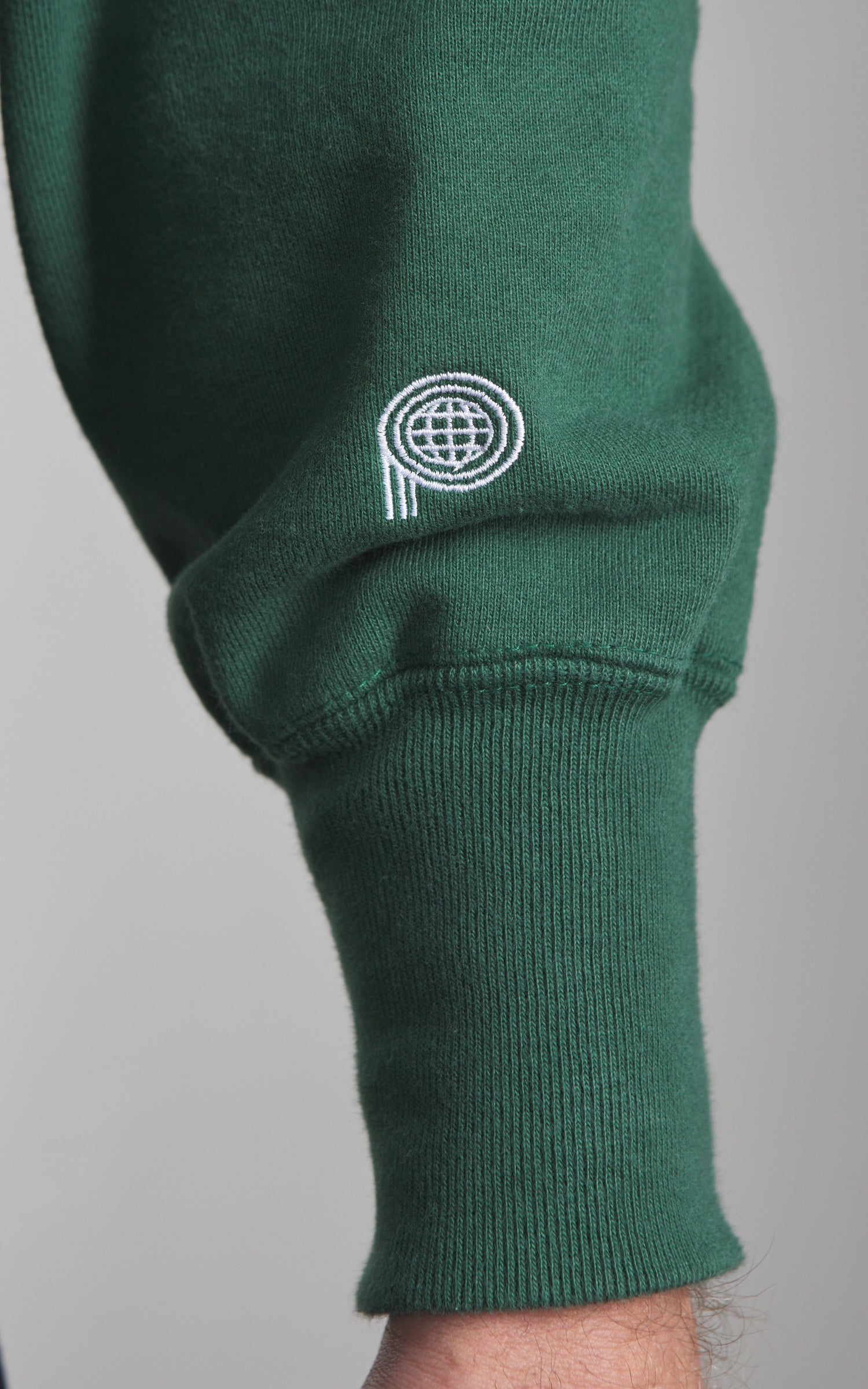 Pherrow's 25W-PRHP Heavyweight Pullover Hoodie Green