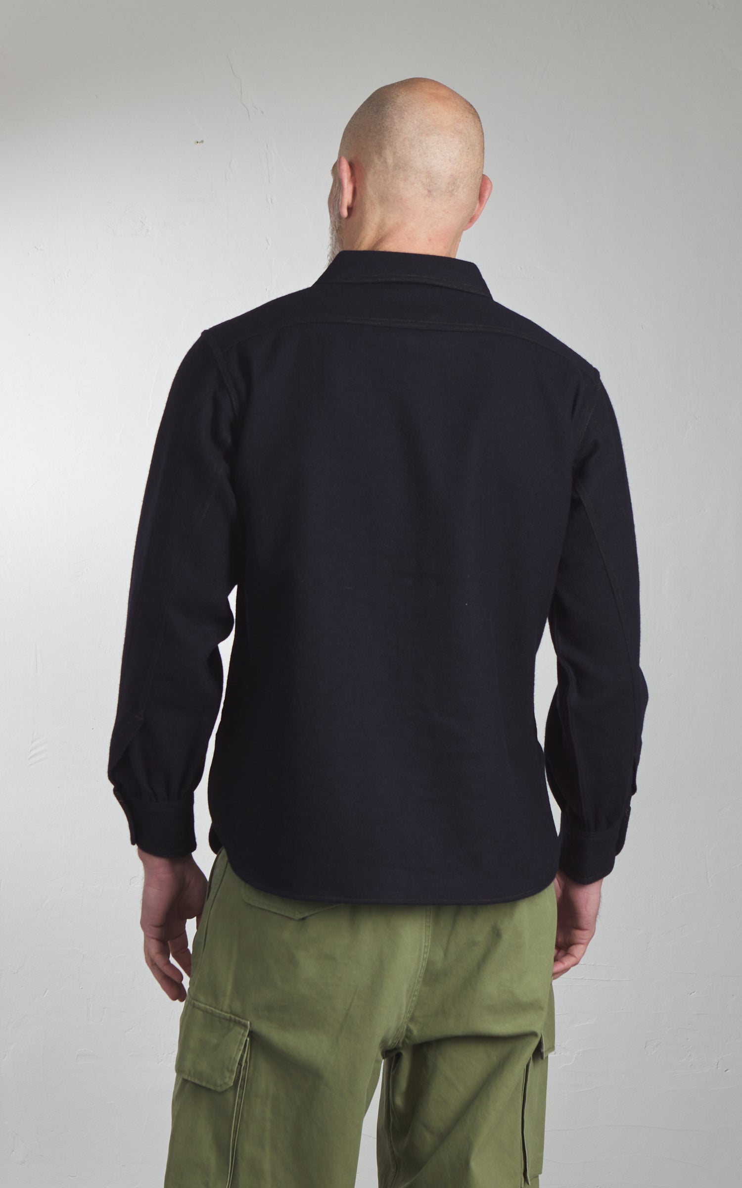 Pherrow's 25W-P.30CPO 1930s CPO Shirt Navy