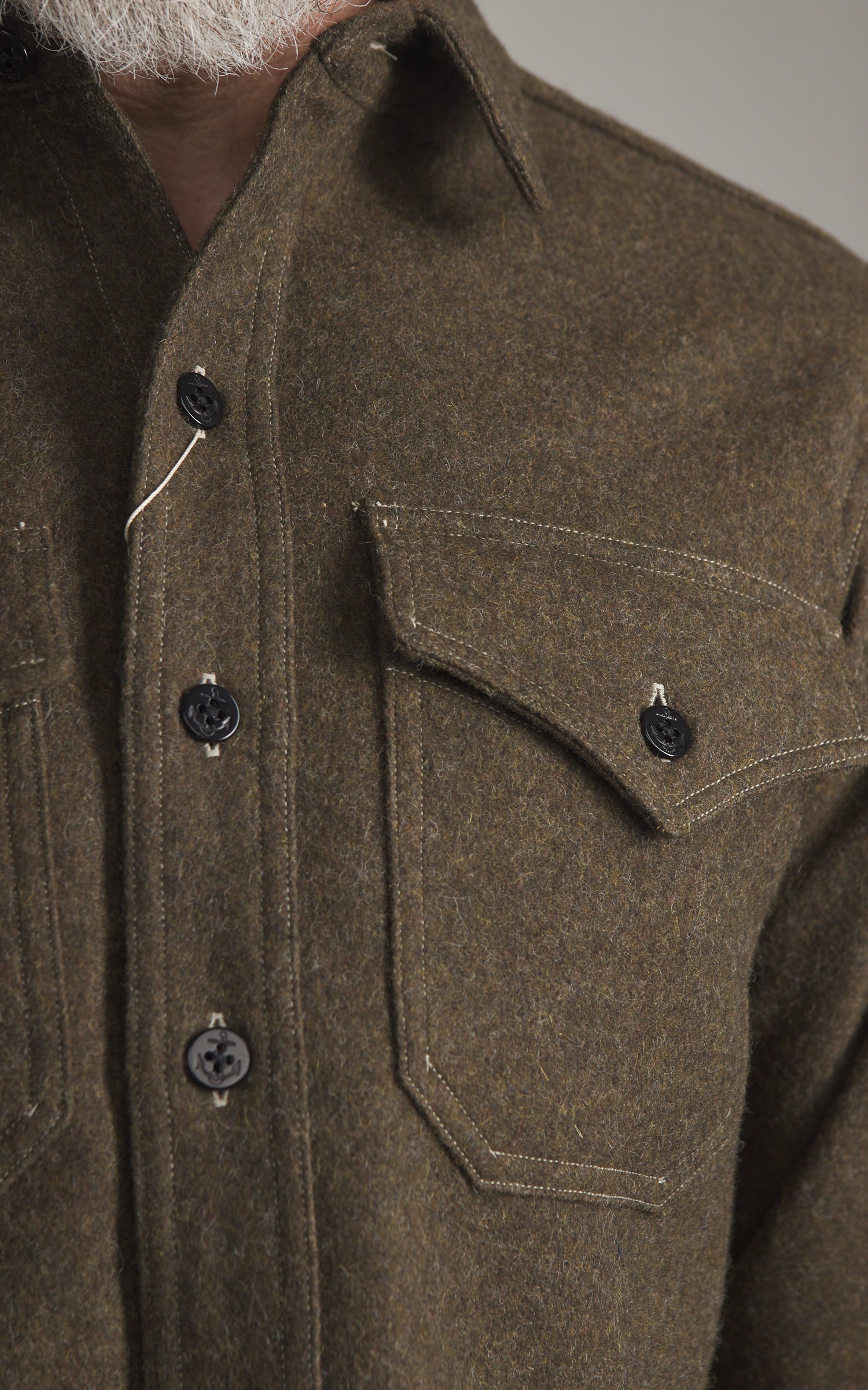 Pherrow's 25W-P.30CPO 1930s CPO Shirt Olive