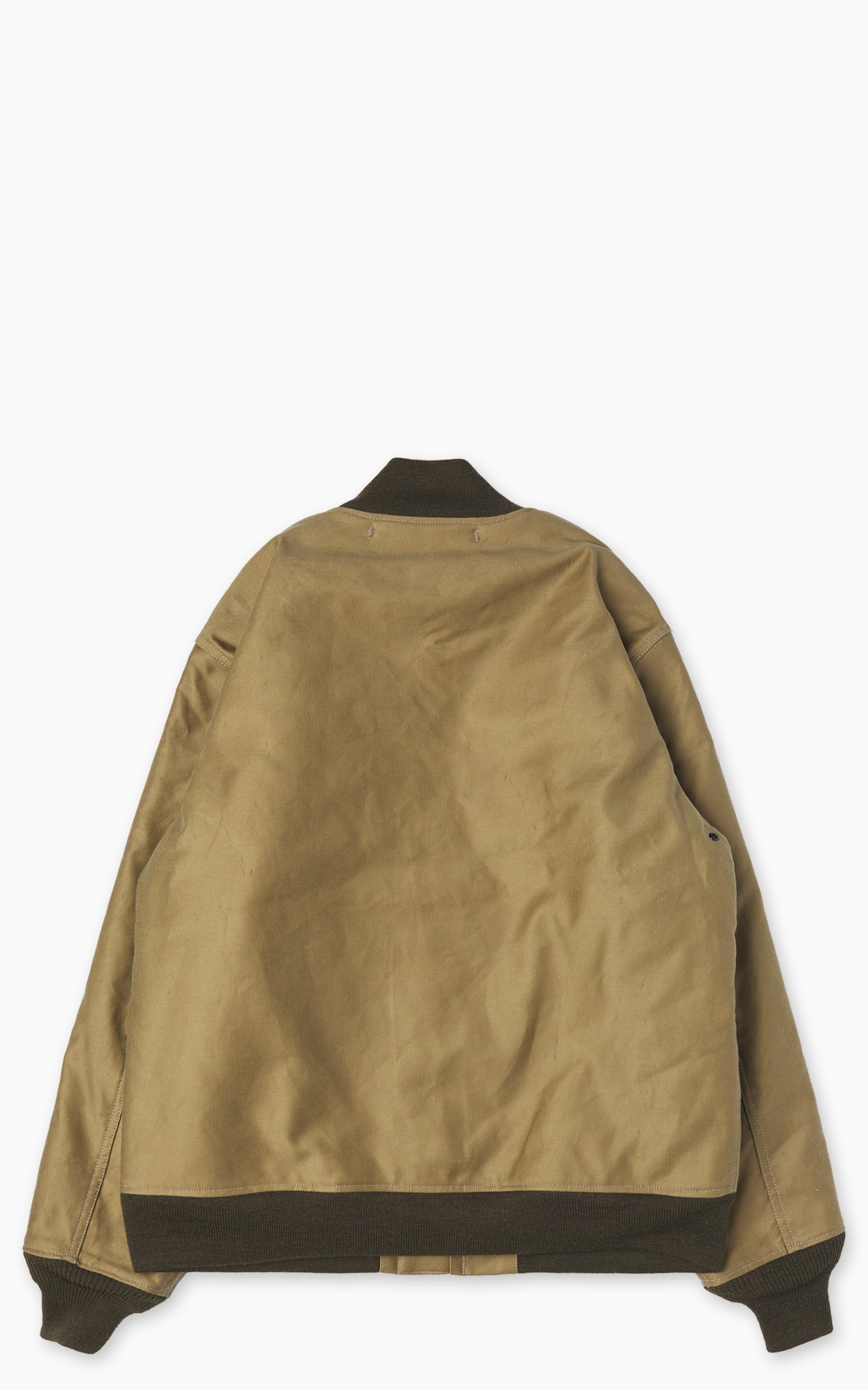 Pherrow's 25W-P1168DJ Deck Jacket Alpaca Faded Khaki