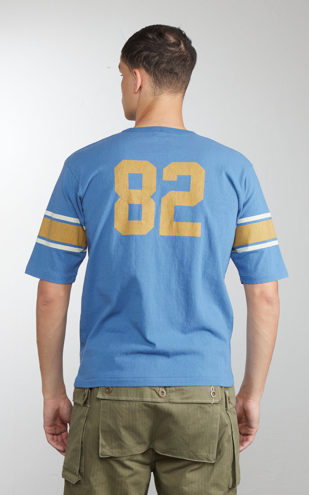 Pherrow's 26S-PFBT1 Short Sleeve Football T-Shirt Navy
