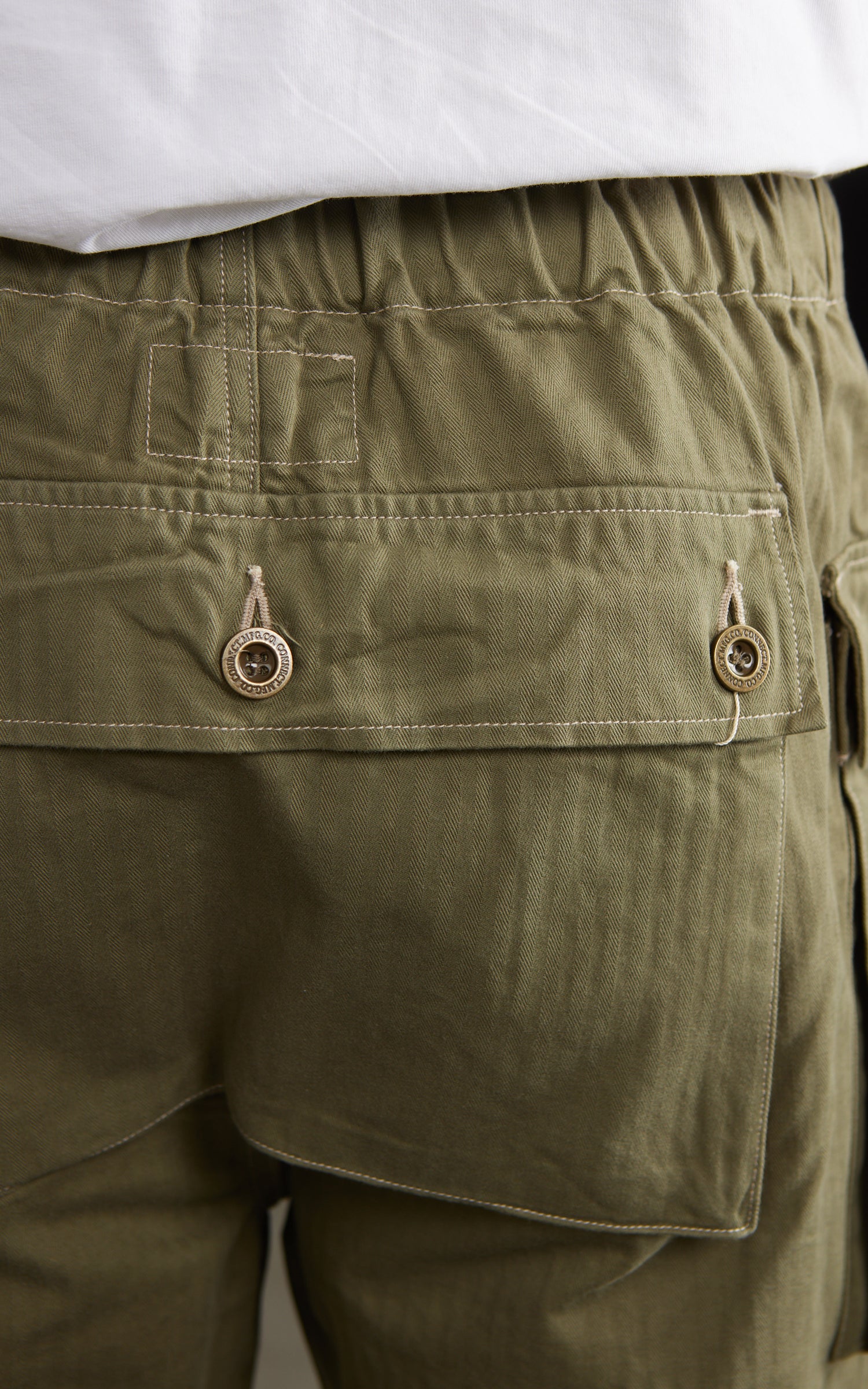 Pherrow's 26S-PMEP1 Herringbone Monkey Pants Olive