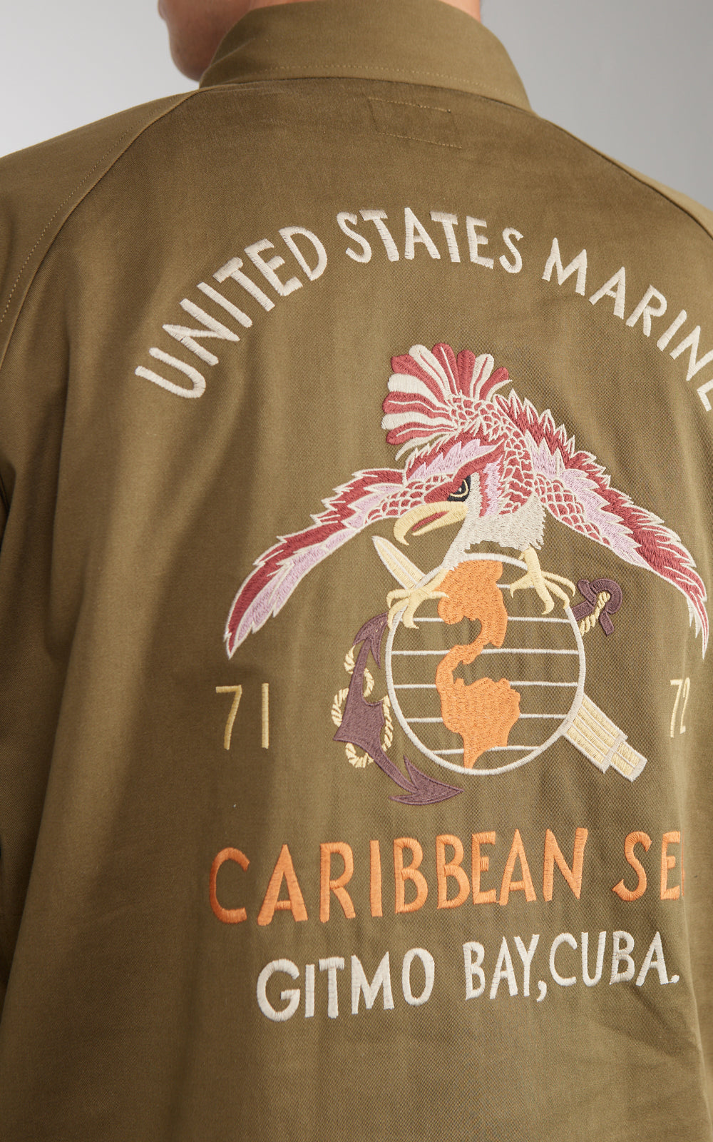 Pherrow's 26S-PVSJ1 Cuban Souvenir Jacket Olive