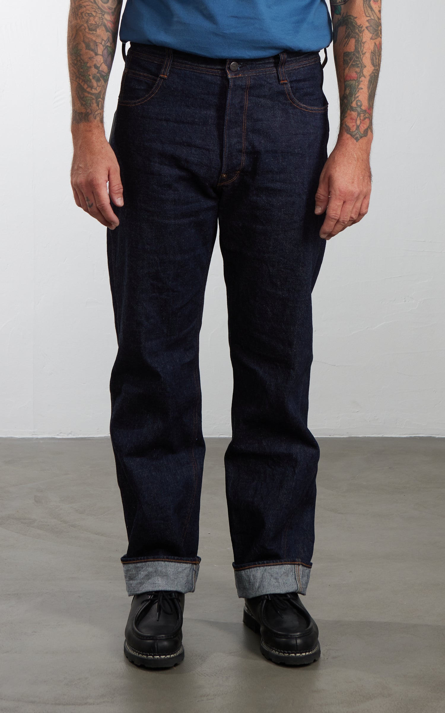 MOMOTARO JEANS MMJB0101 #100 Classic Straight Denim Indigo 15.7oz