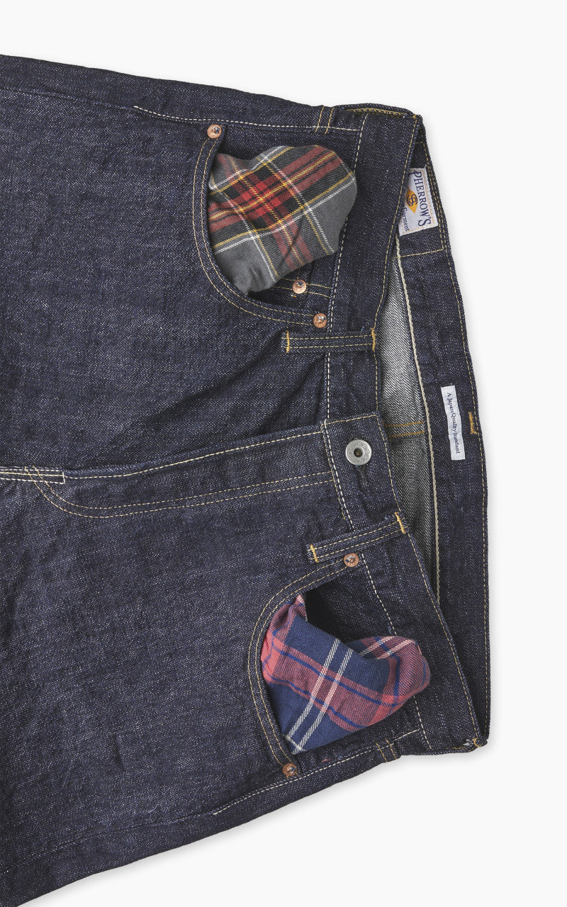 Pherrow's 421SW Classic Straight Jeans Indigo