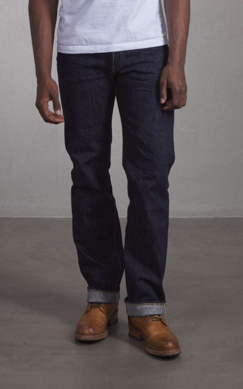 Pherrow's / 421 WWⅡ selvedge denim pants Pherrow's 421SW Classic Straight Jeans Indigo