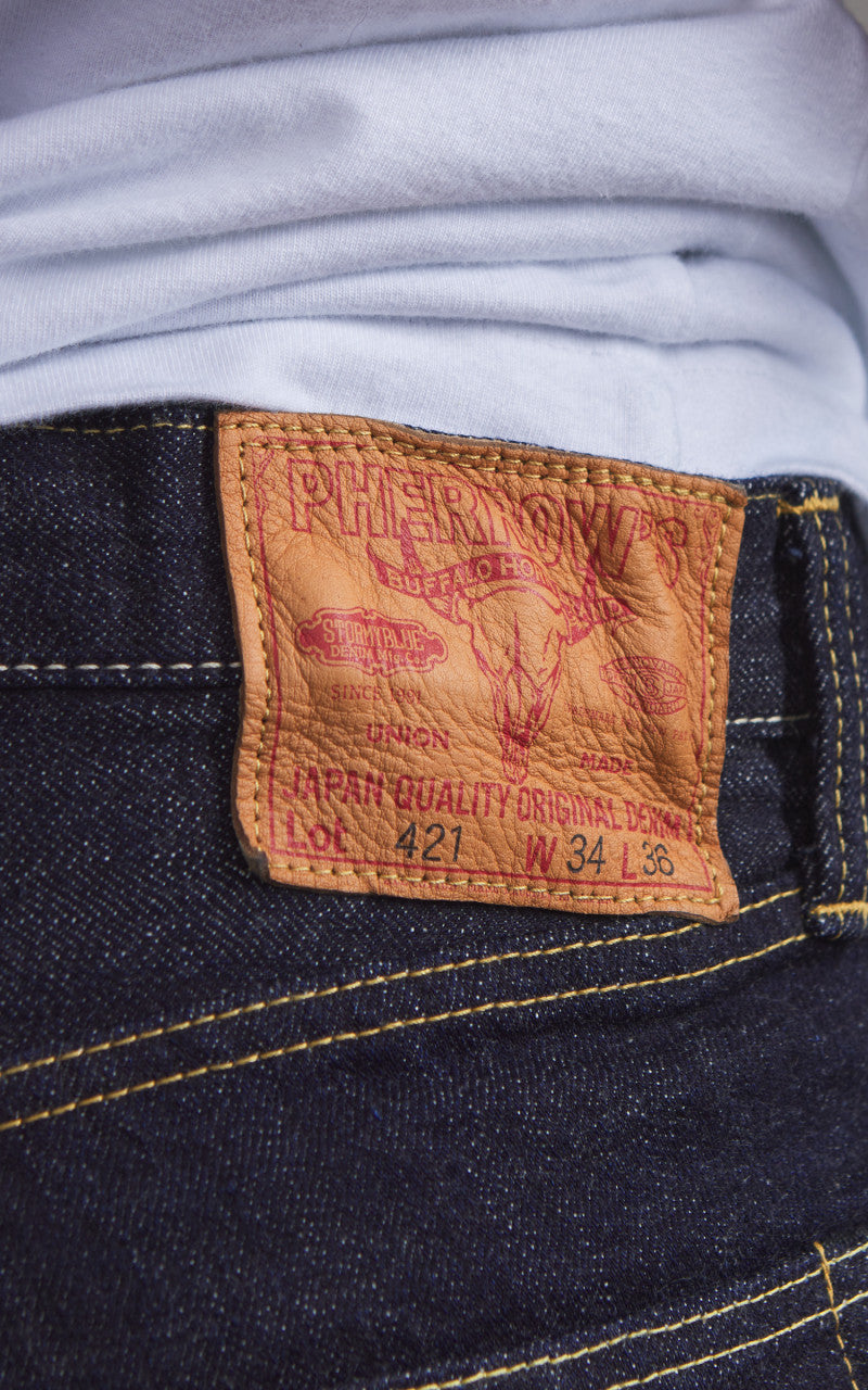 Pherrow's 421SW Classic Straight Jeans Indigo