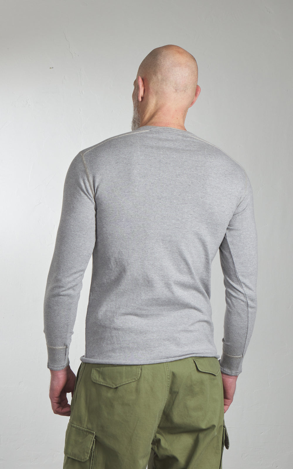 Pherrow's PCT2 Henley Longsleeve Ash Grey