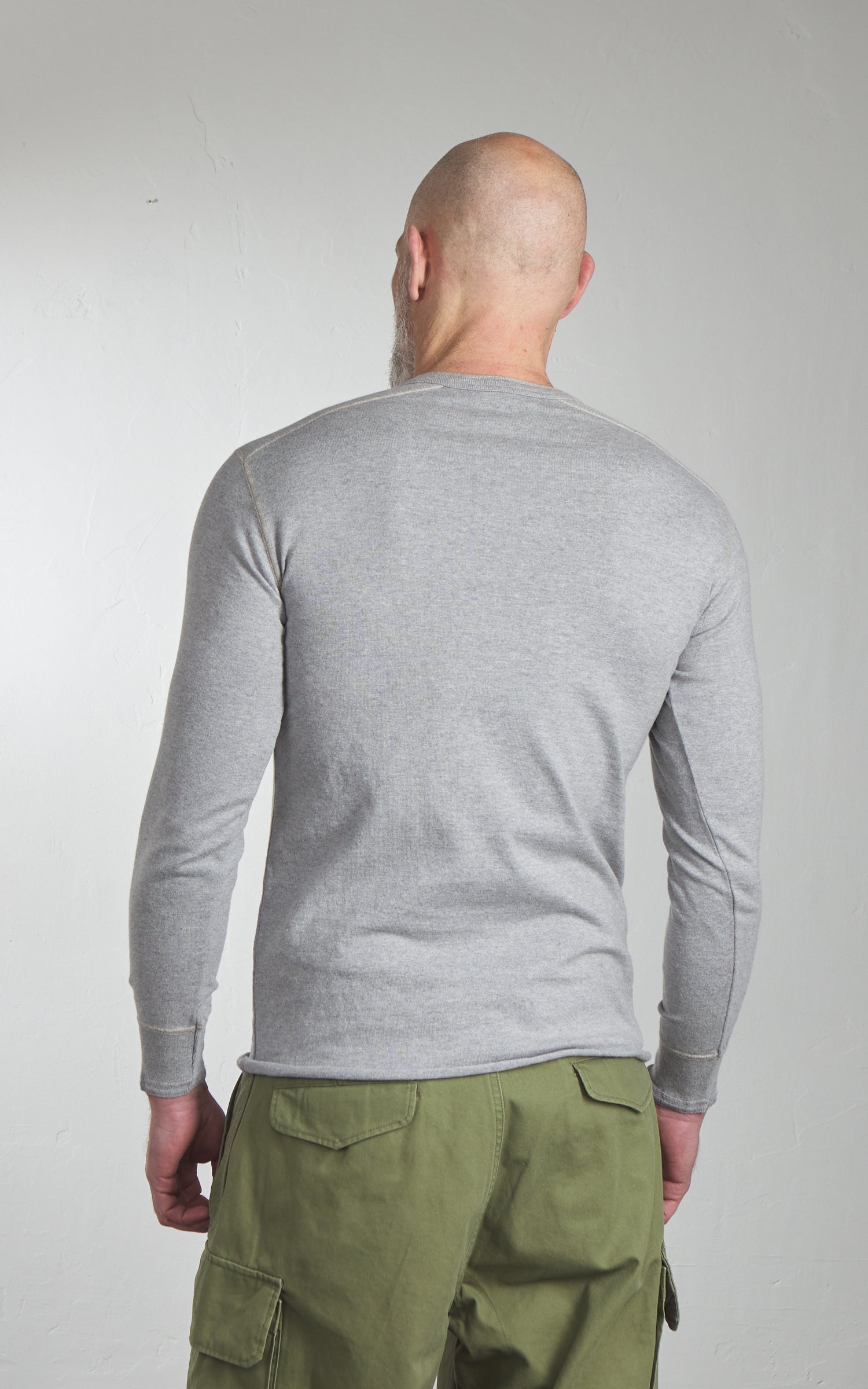 Pherrow's PCT2 Henley Longsleeve Ash Grey