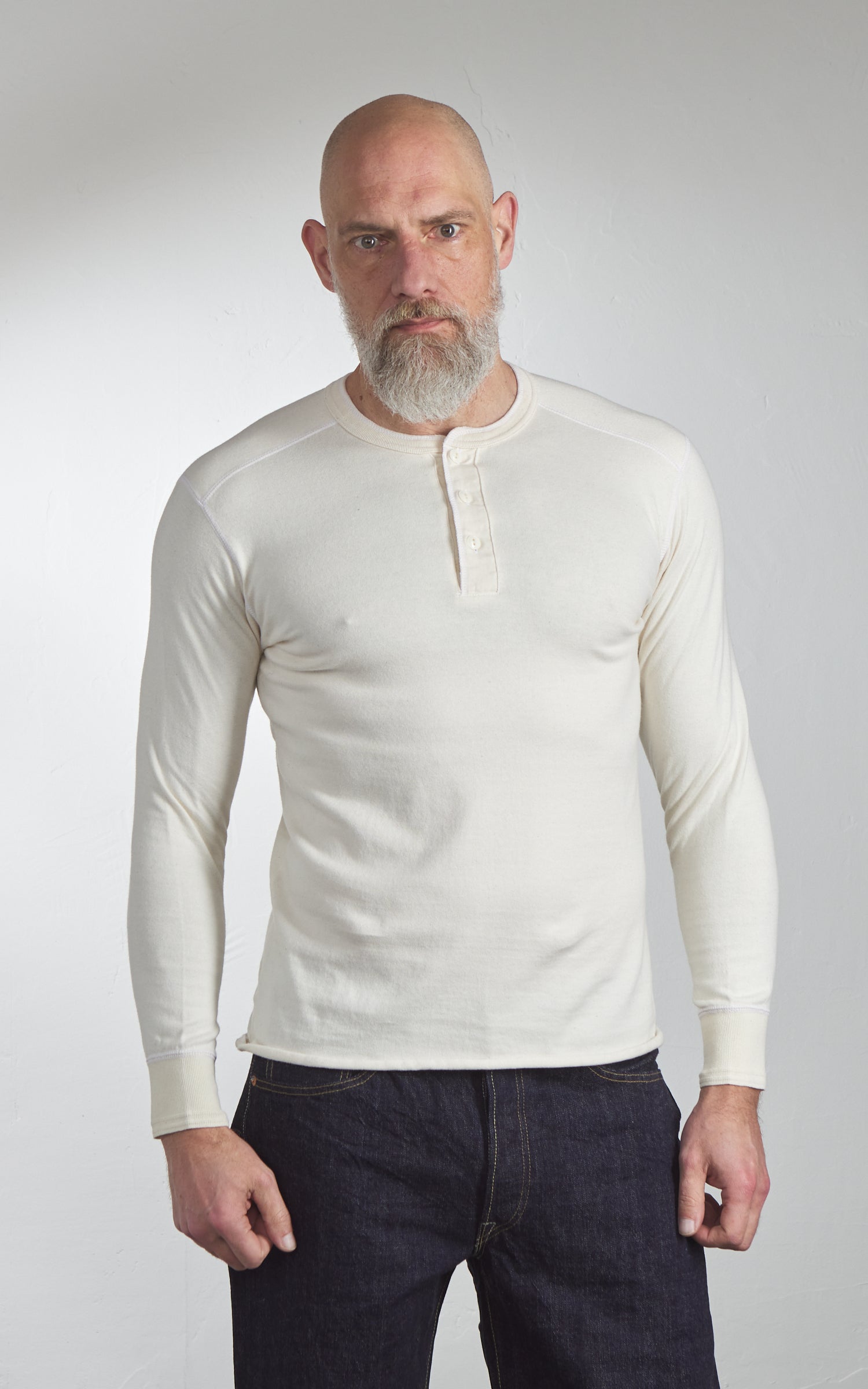 Pherrow's PCT2 Henley Longsleeve Oatmeal