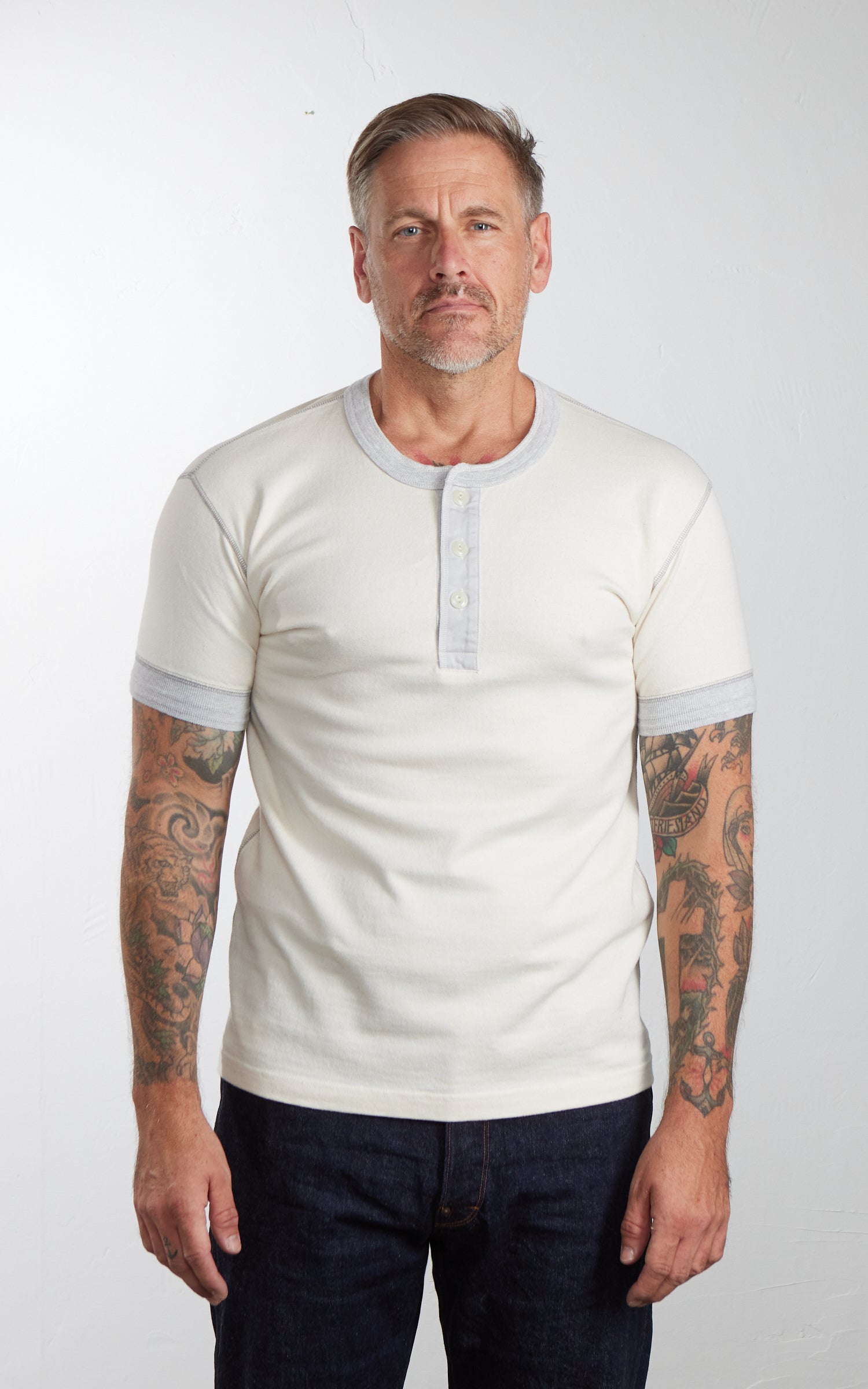 Pherrow's PCT2-S Henley Short Sleeve Oat