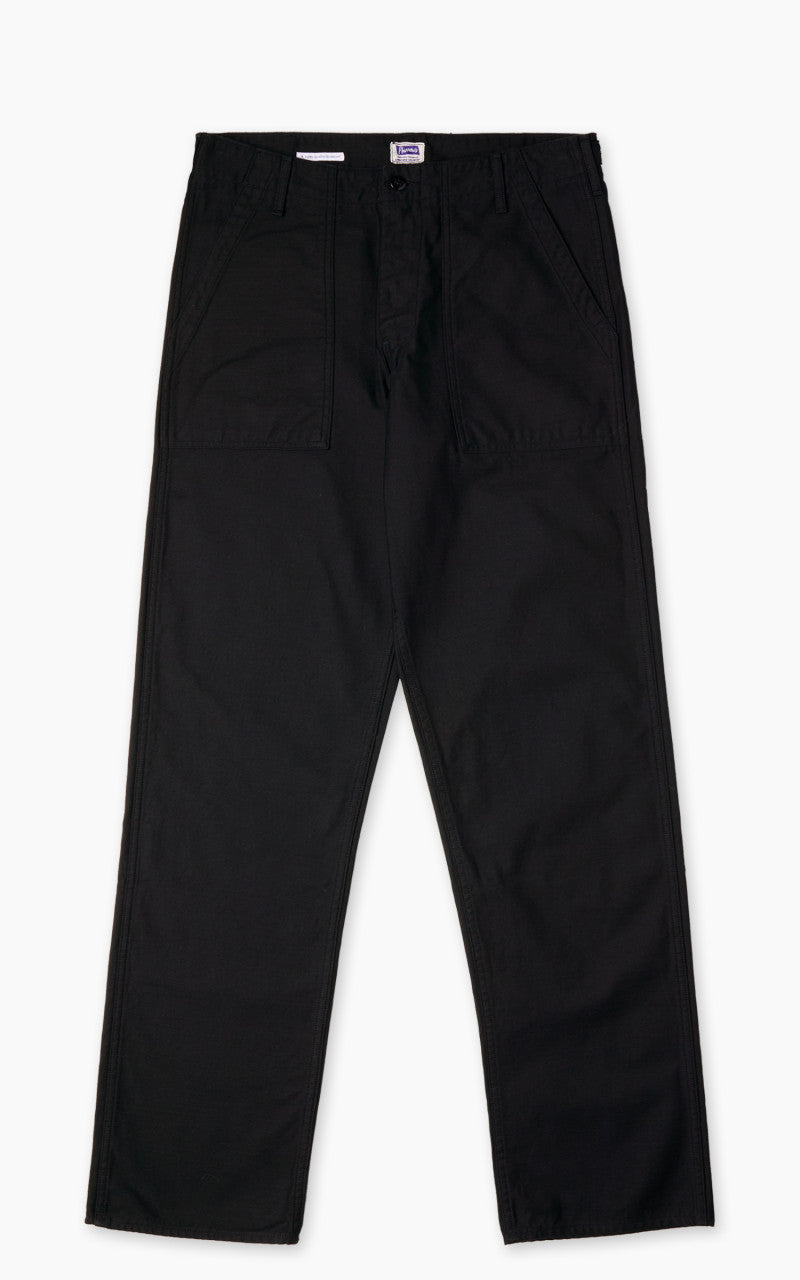 Pherrow’s PUP1 Baker Pants Back Satin Black
