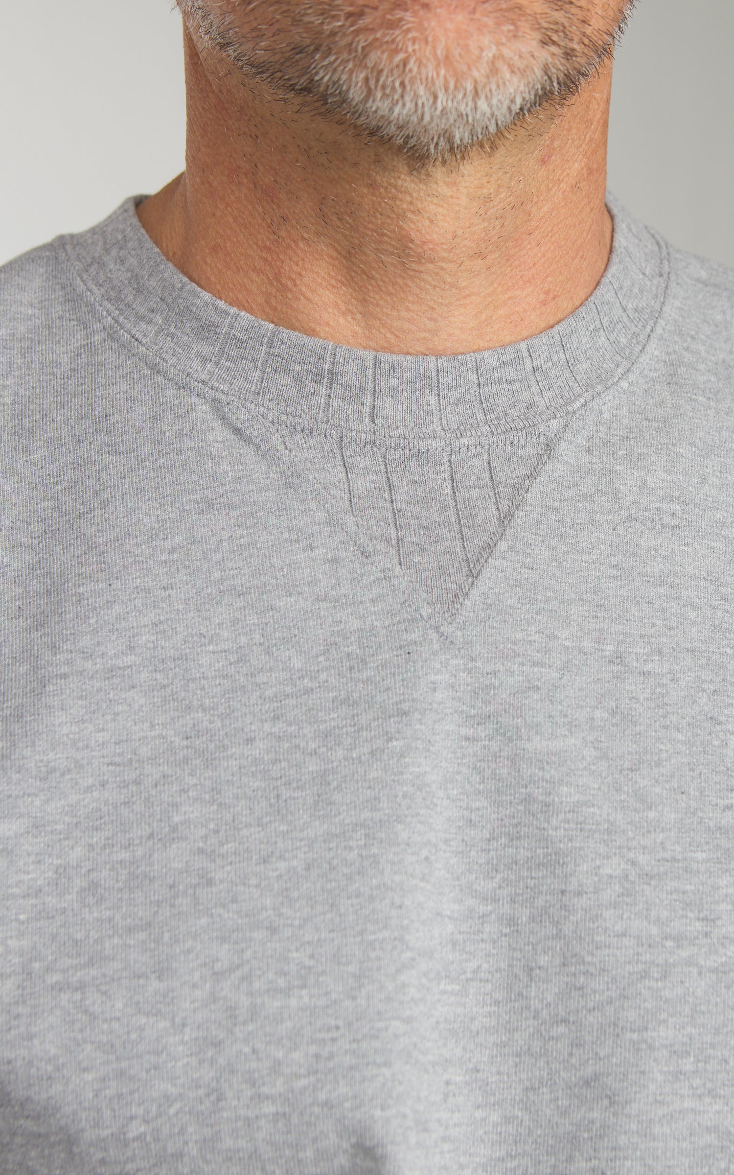 Pherrow's PVGT Plain Sweat T-Shirt Grey