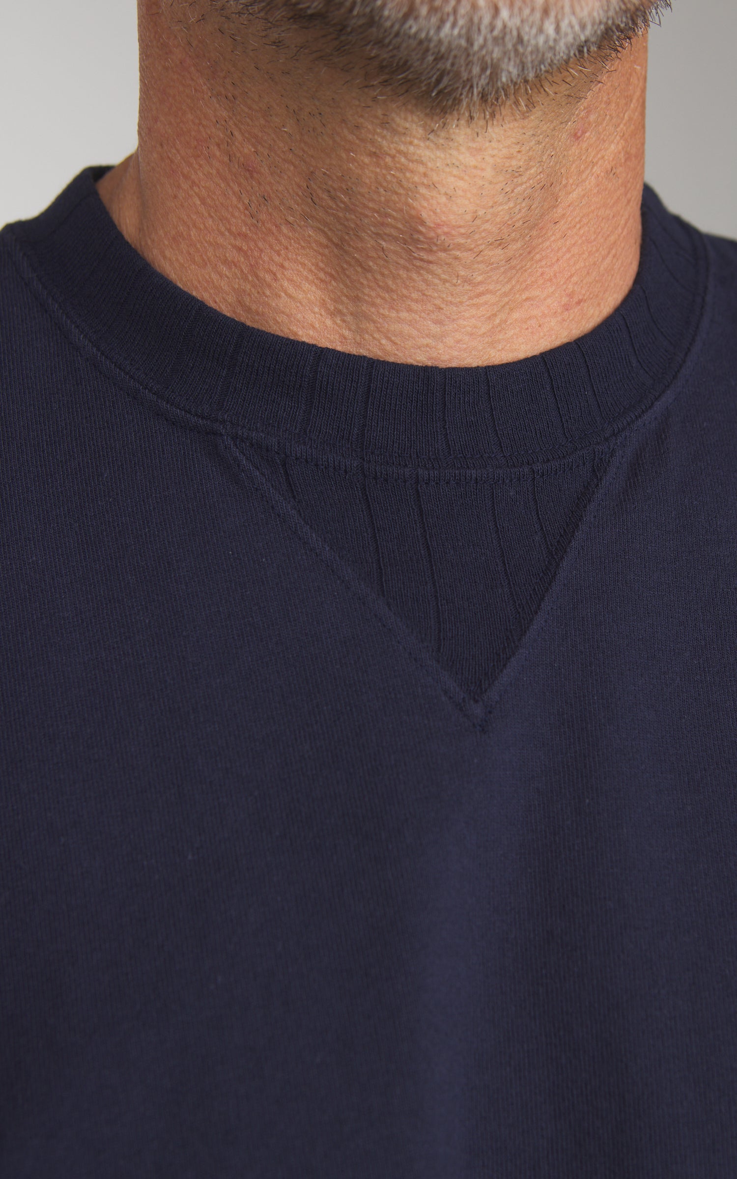 Pherrow's PVGT Plain Sweat T-Shirt Navy