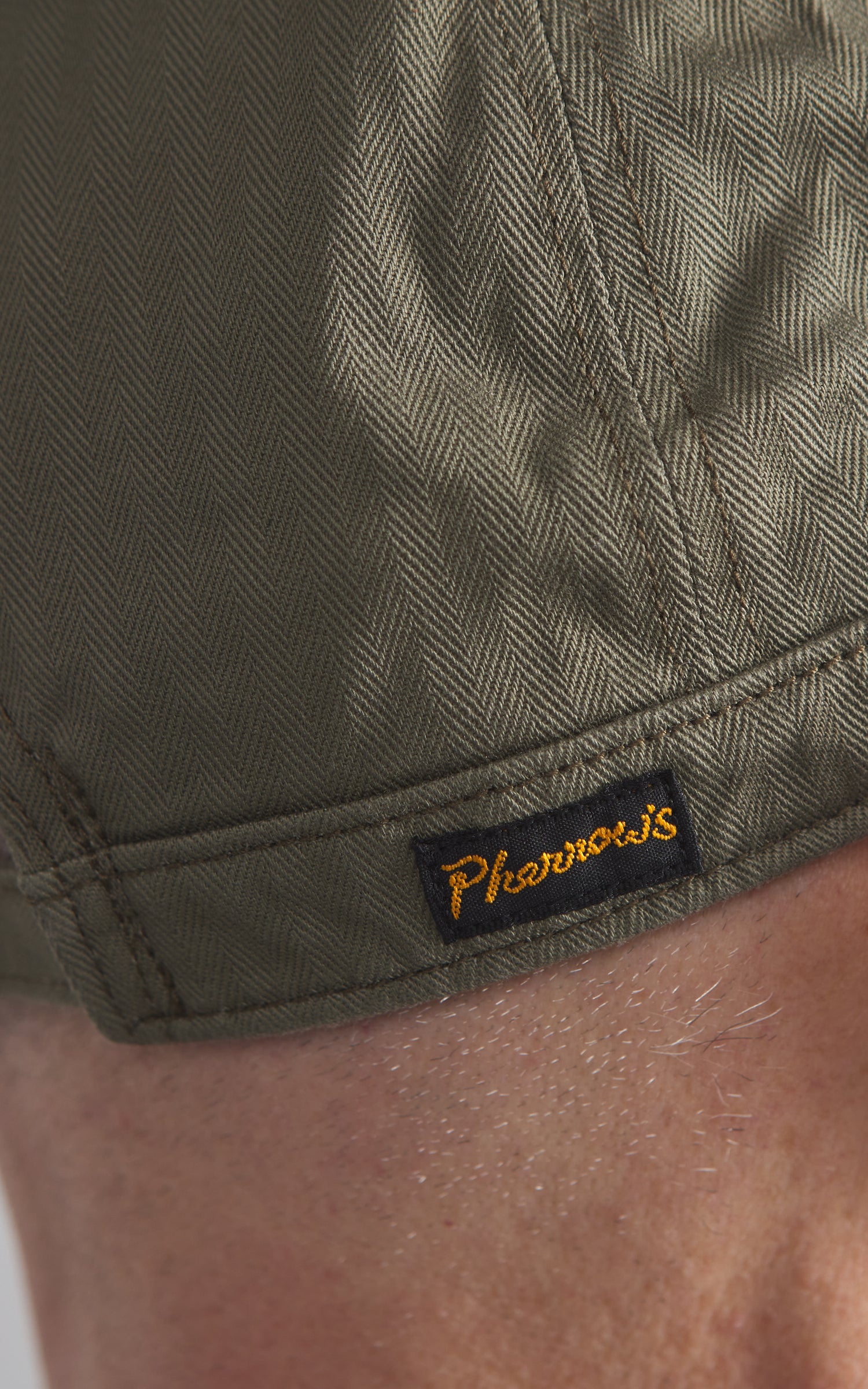 Pherrow's PWCC1 Mechanical Cap Herringbone Olive
