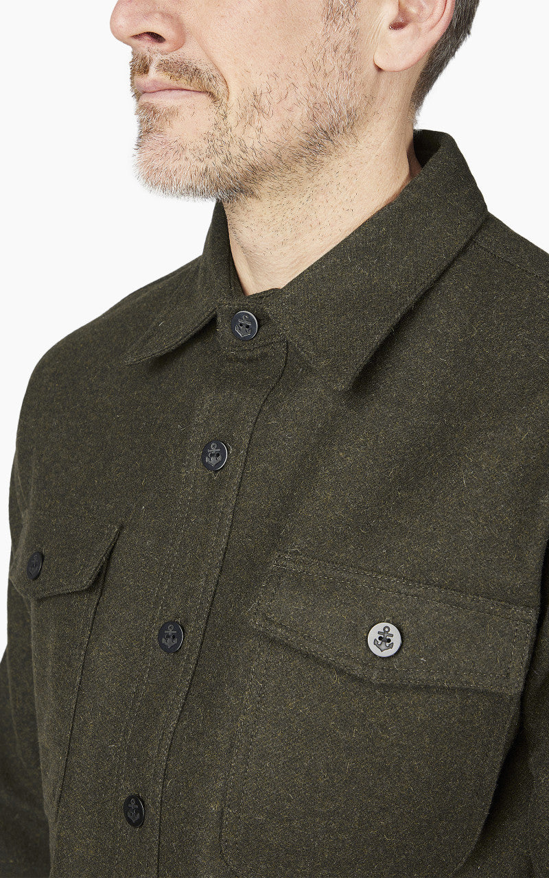 Pike Brothers 1943 CPO Shirt Wool Olive