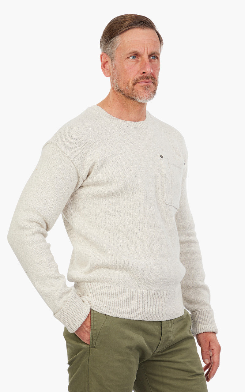 Polo Ralph Lauren Dungaree Crewneck Pocket Sweater Natural
