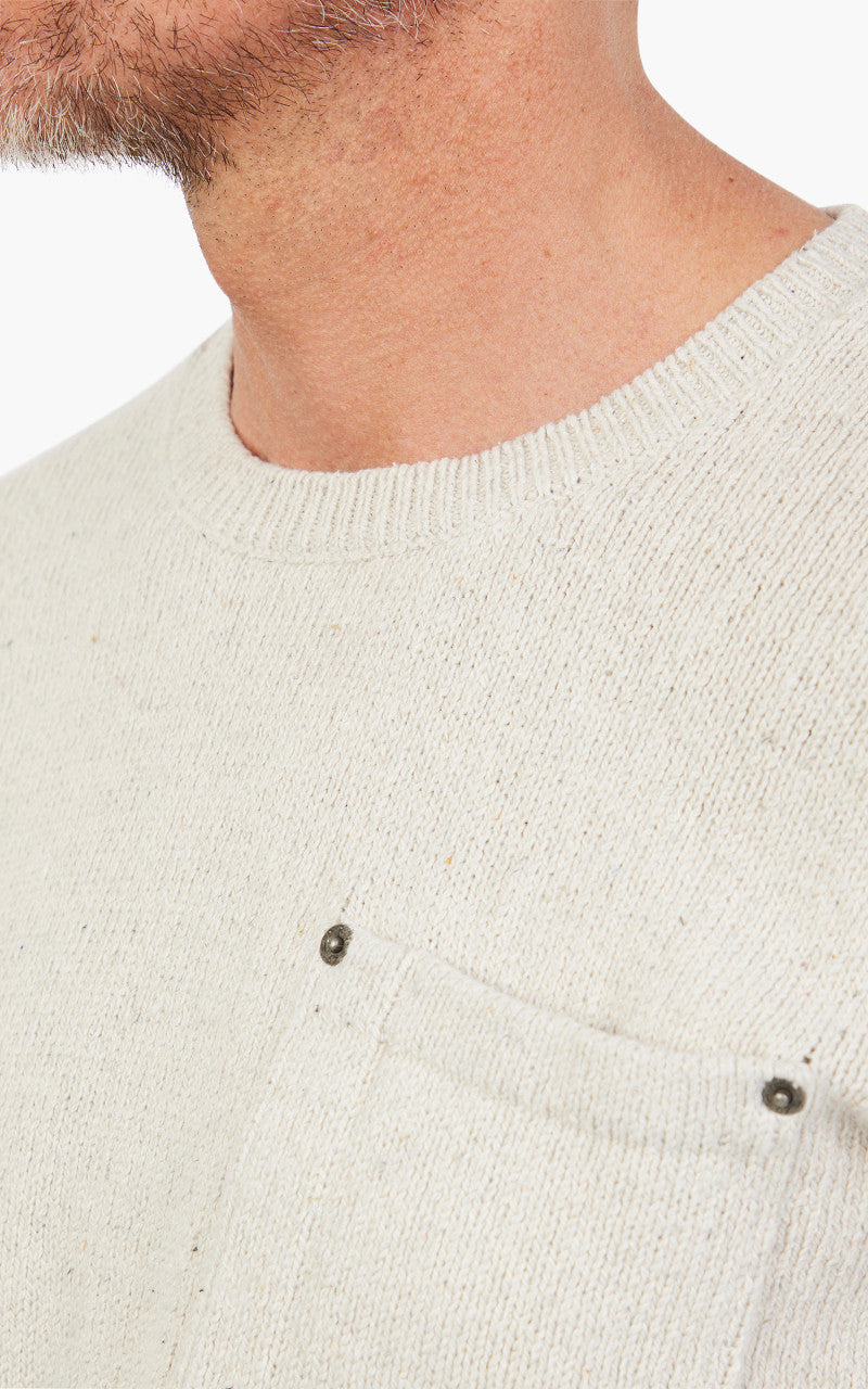 Polo Ralph Lauren Dungaree Crewneck Pocket Sweater Natural