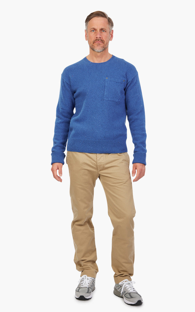 Polo Ralph Lauren Dungaree Crewneck Pocket Sweater Blue
