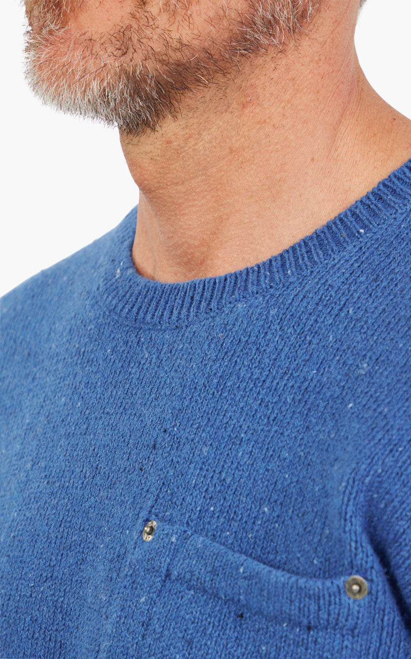 Polo Ralph Lauren Dungaree Crewneck Pocket Sweater Blue