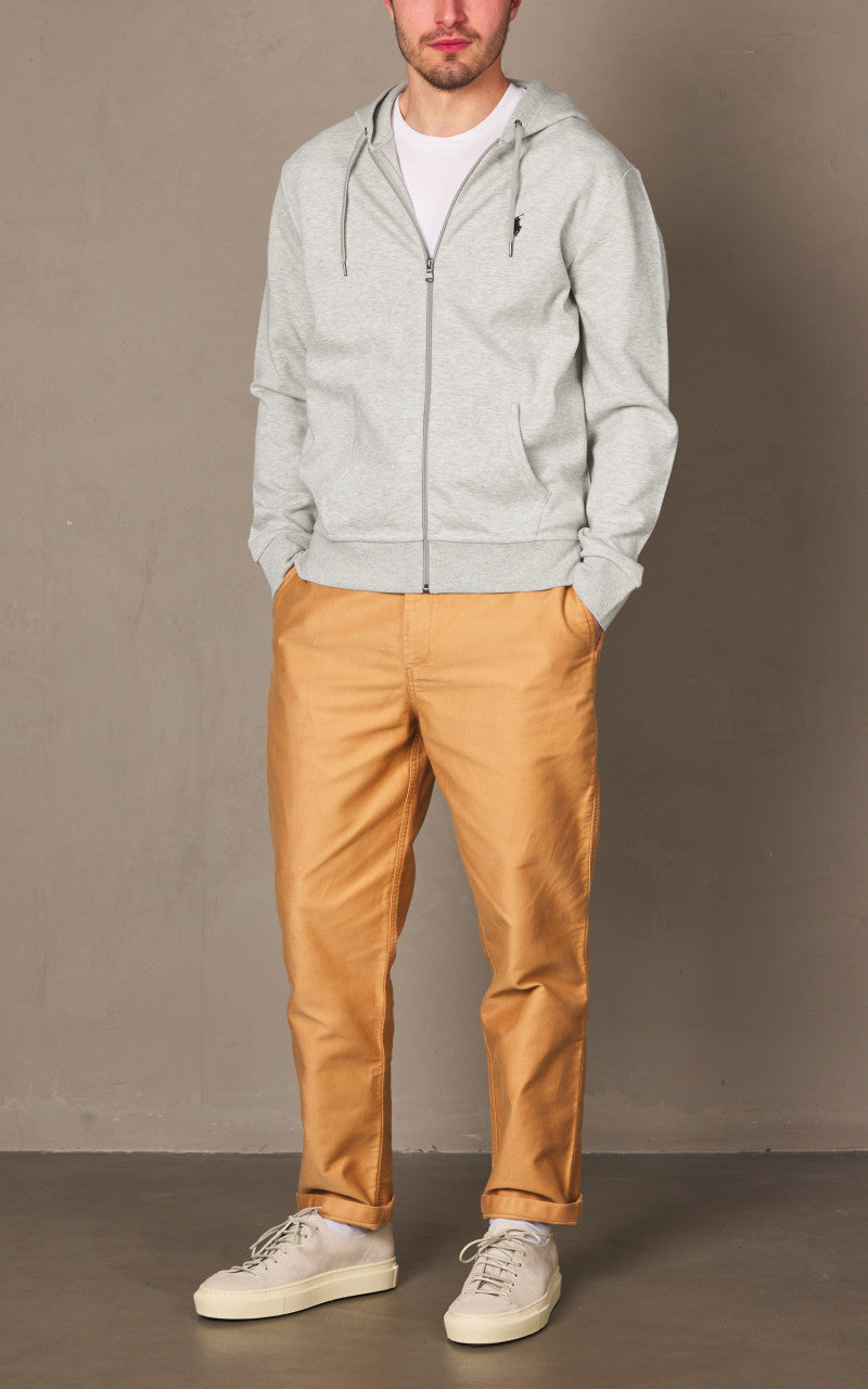 Polo Ralph Lauren Double-Knit Full-Zip Hoodie Light Sport Heather