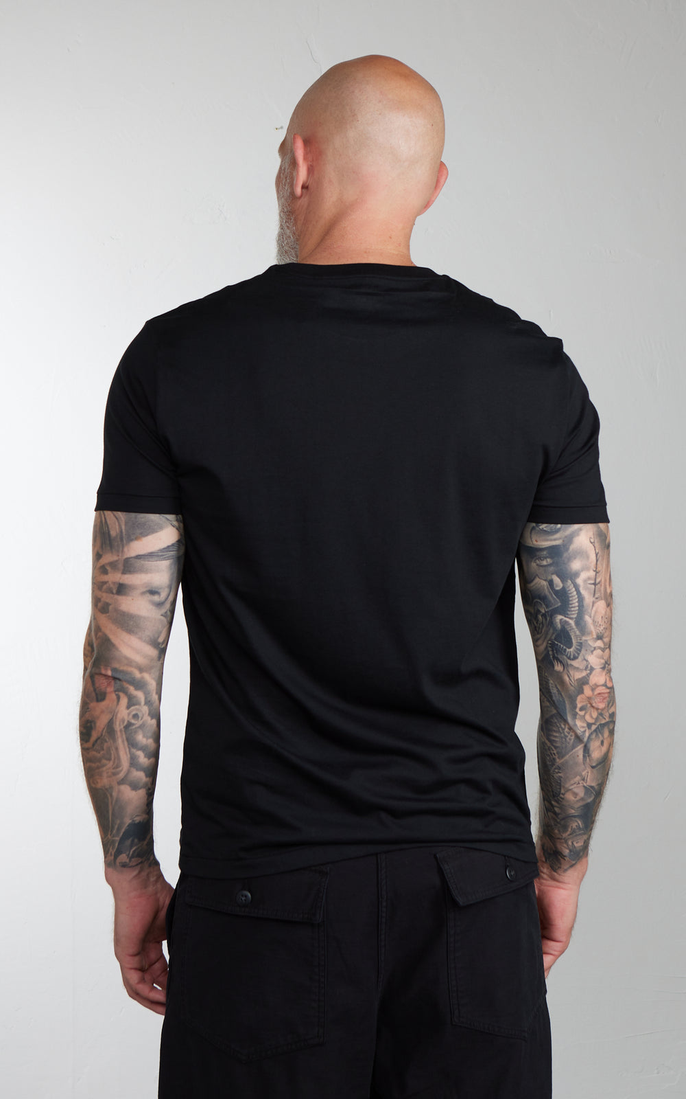 Polo Ralph Lauren Custom Slim Fit Jersey Crewneck T-Shirt Black