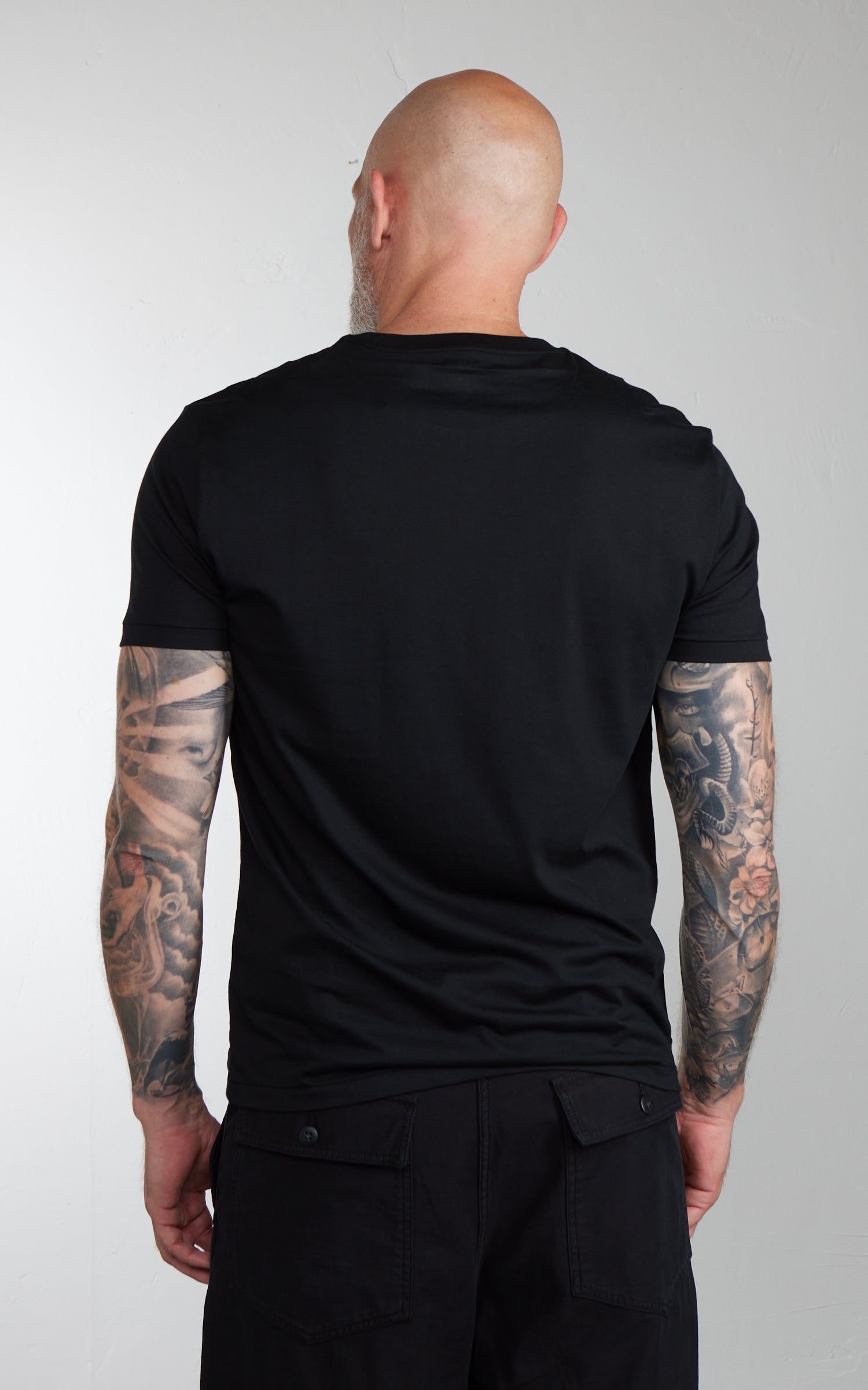 Polo Ralph Lauren Custom Slim Fit Jersey Crewneck T-Shirt Black