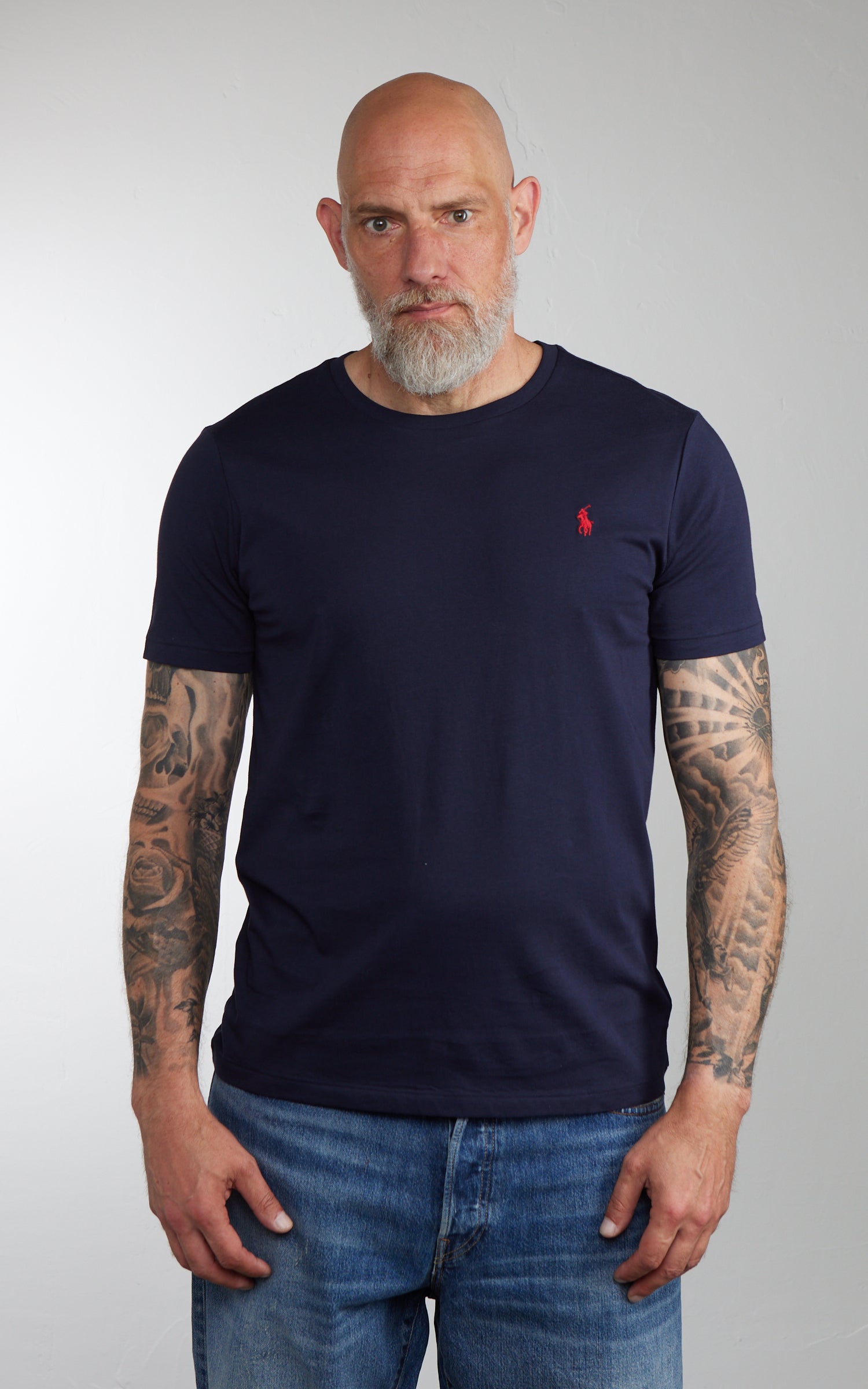 Polo Ralph Lauren Custom Slim Fit Jersey Crewneck T-Shirt Ink