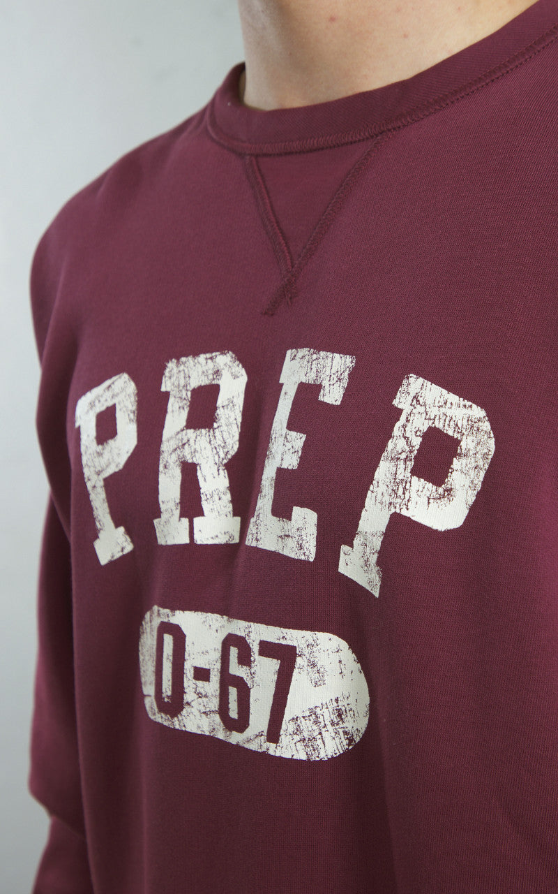 Polo Ralph Lauren Vintage Fit Fleece Graphic Sweatshirt Classic Wine