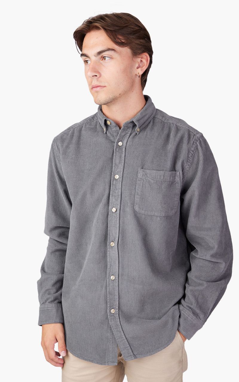 Portuguese Flannel Lobo Shirt Anthracite